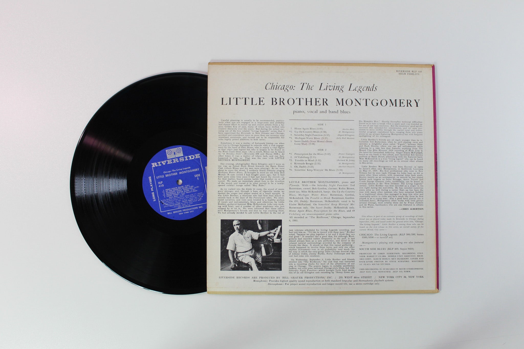 Little Brother Montgomery - Chicago: The Living Legends on Riverside Records