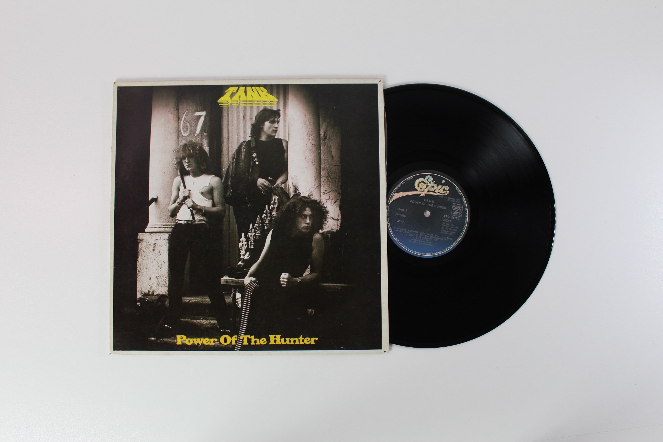 Tank - Power Of The Hunter on Epic - Spanis Pressing