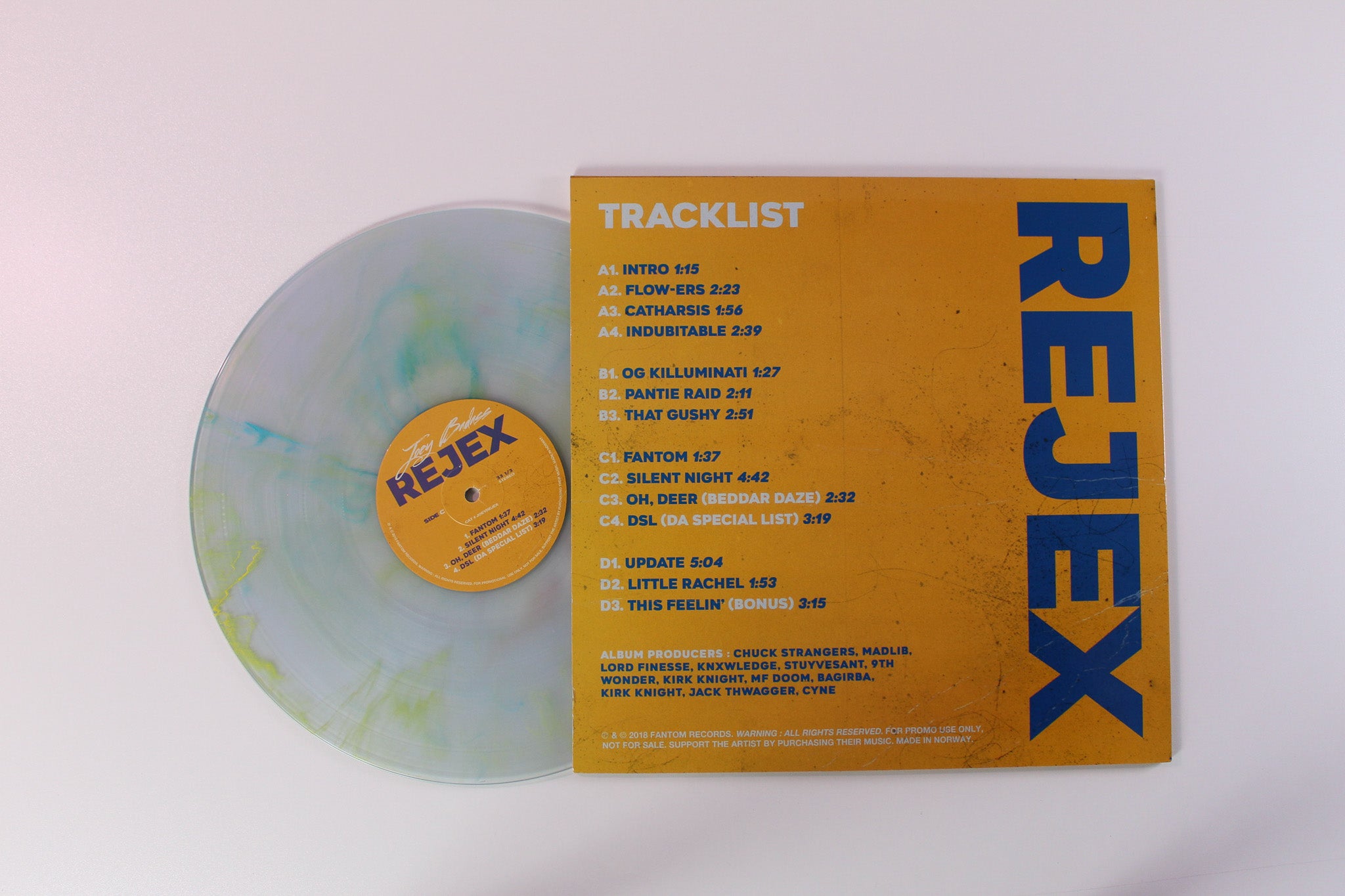Joey Bada$$ - Rejex on Fantom Records - Unofficial pressing