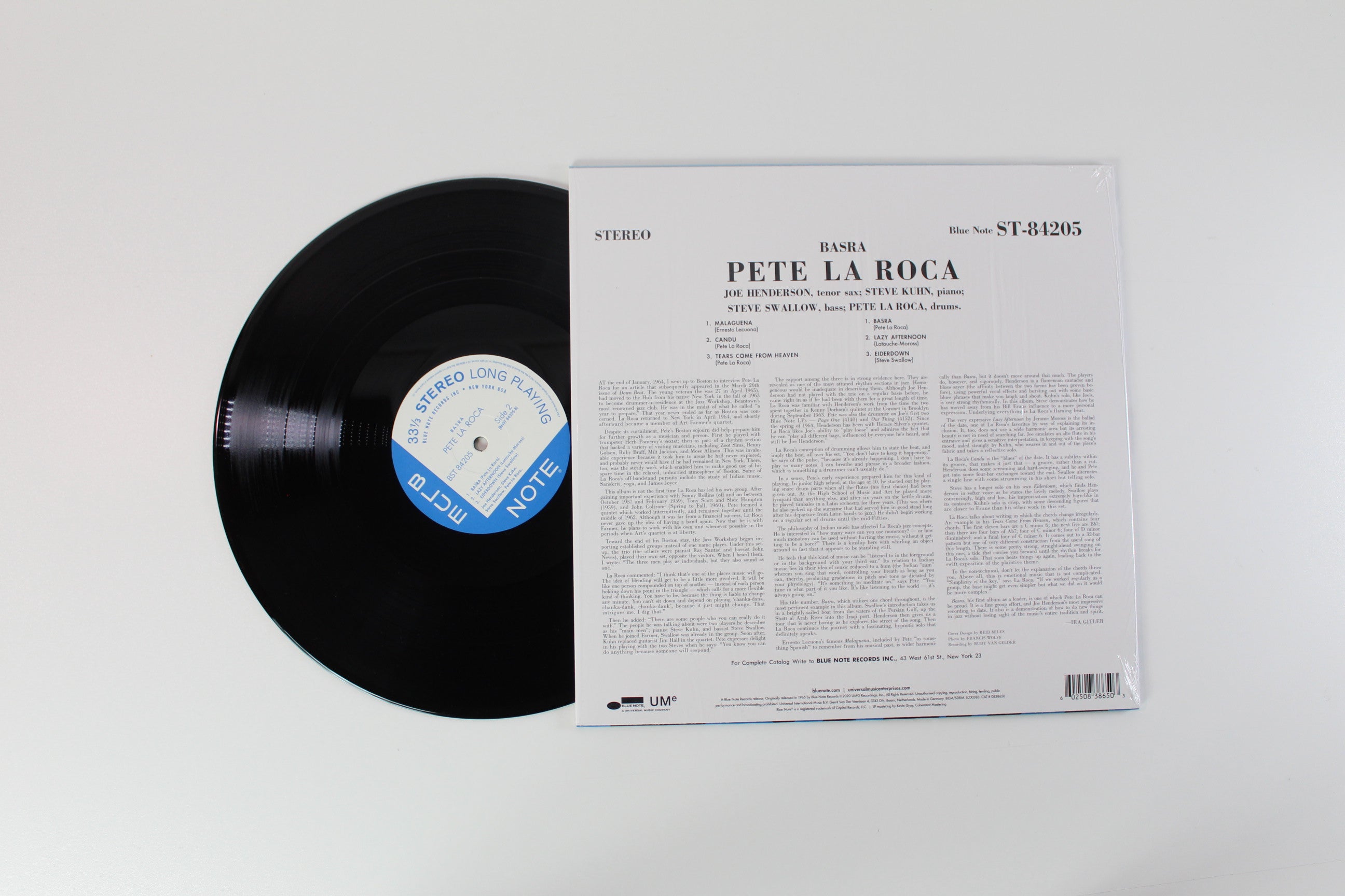 Pete La Roca - Basra on Blue Note – Blue Note 80 Vinyl Reissue Series – 180g – Reissue