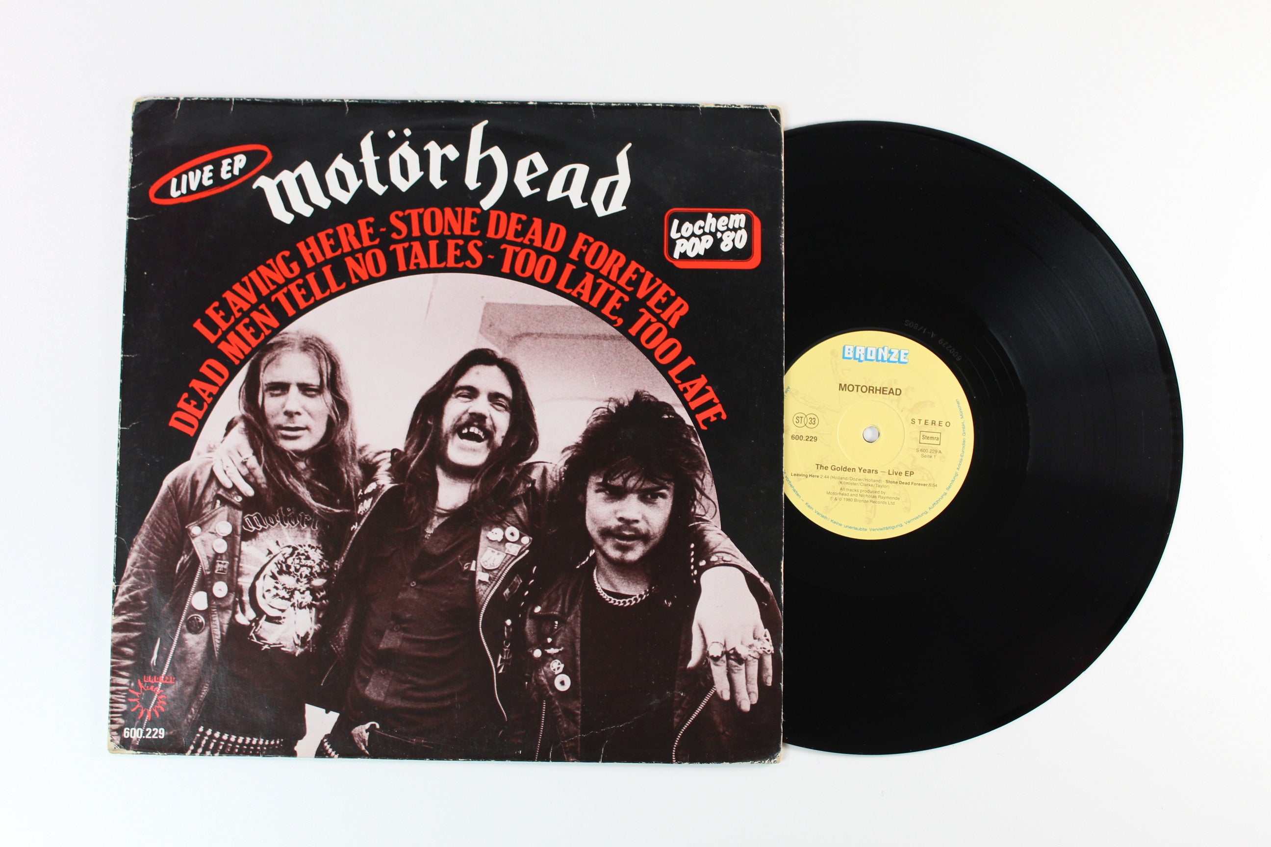 Motörhead - The Golden Years - Live EP on Bronze German Press EP