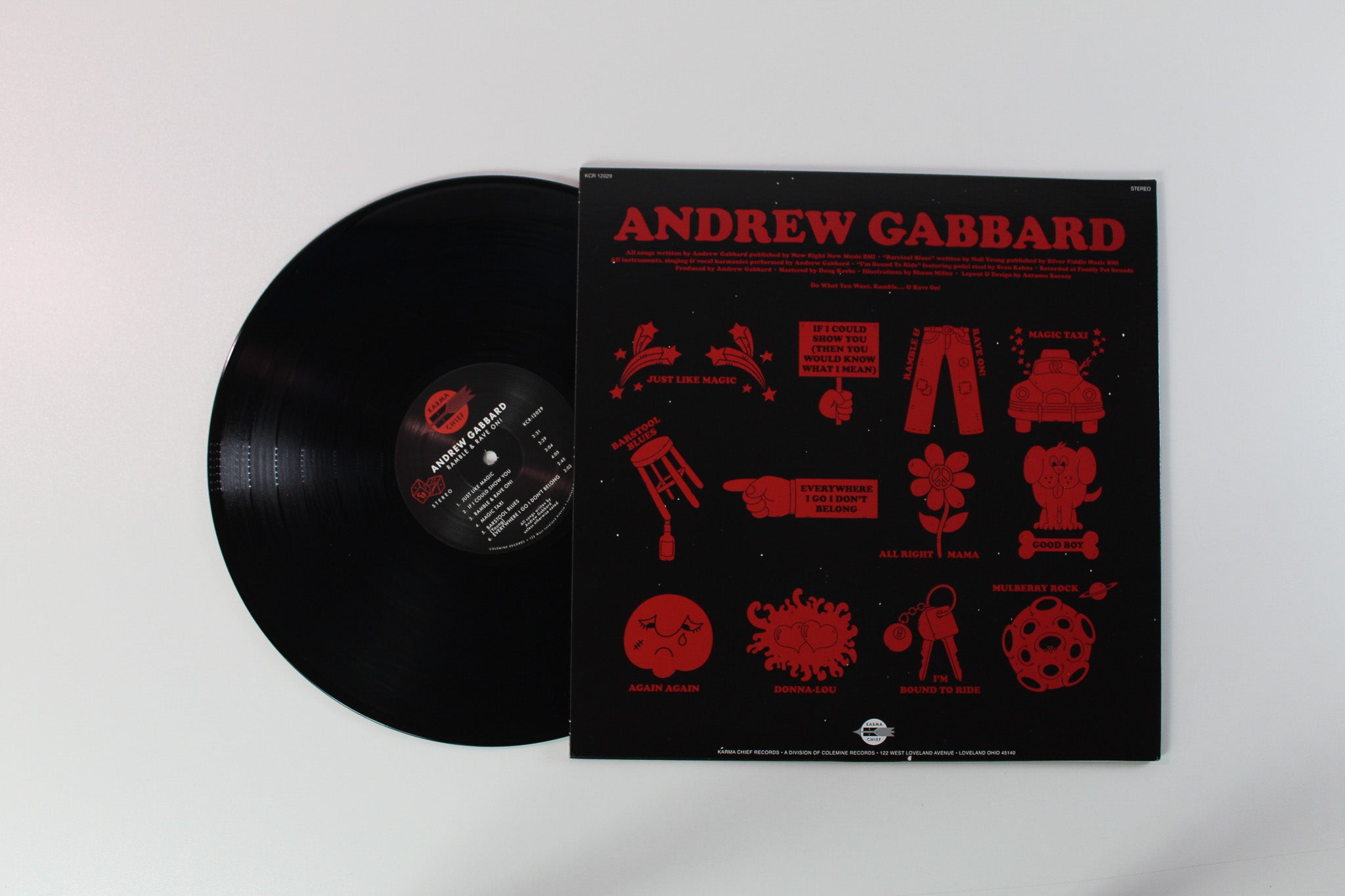 Andrew Gabbard - Ramble & Rave On! on Karma Chief Records
