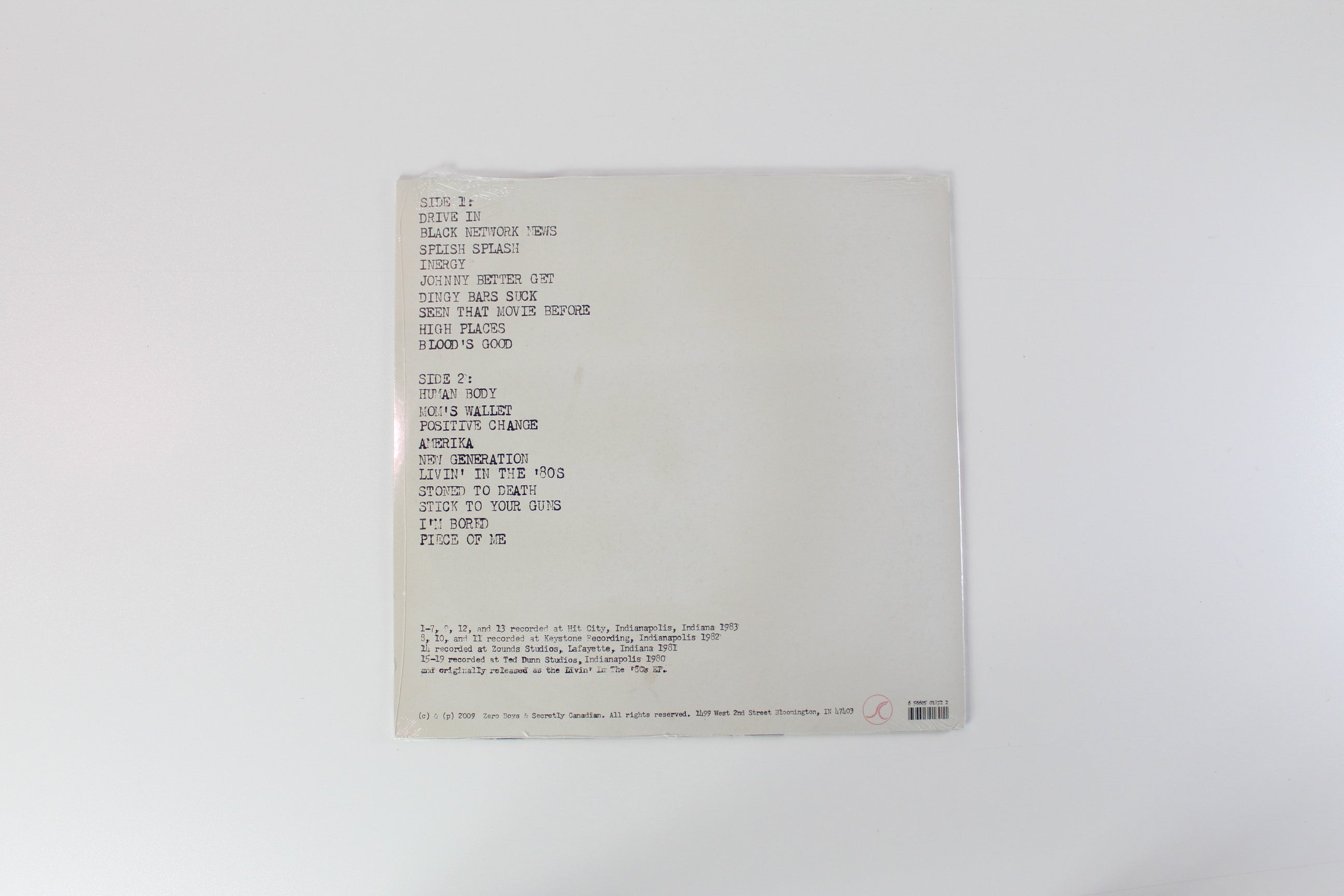 Zero Boys - History Of on Secretly Canadian – Sealed