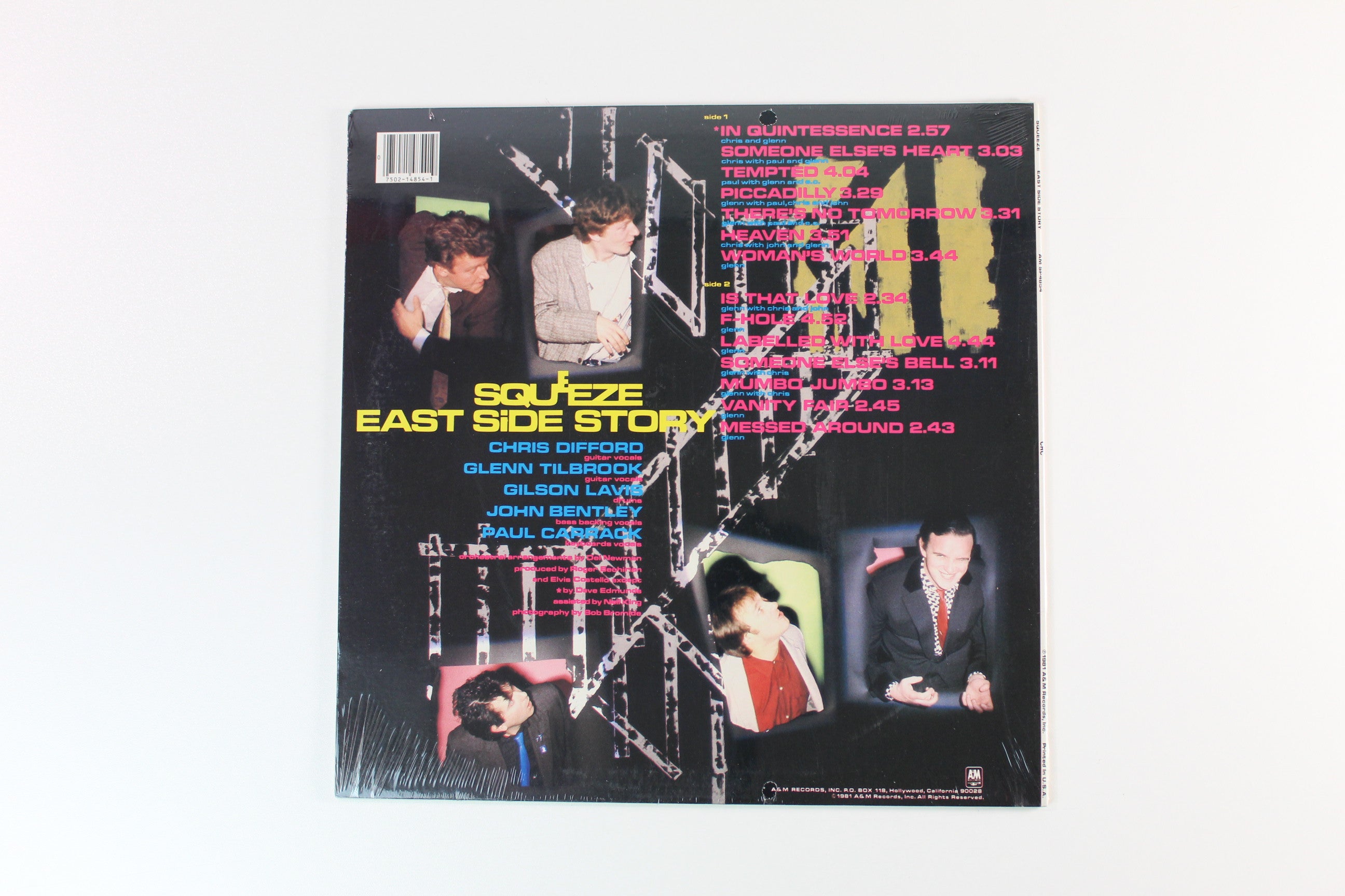 Squeeze - East Side Story on A&M Sealed