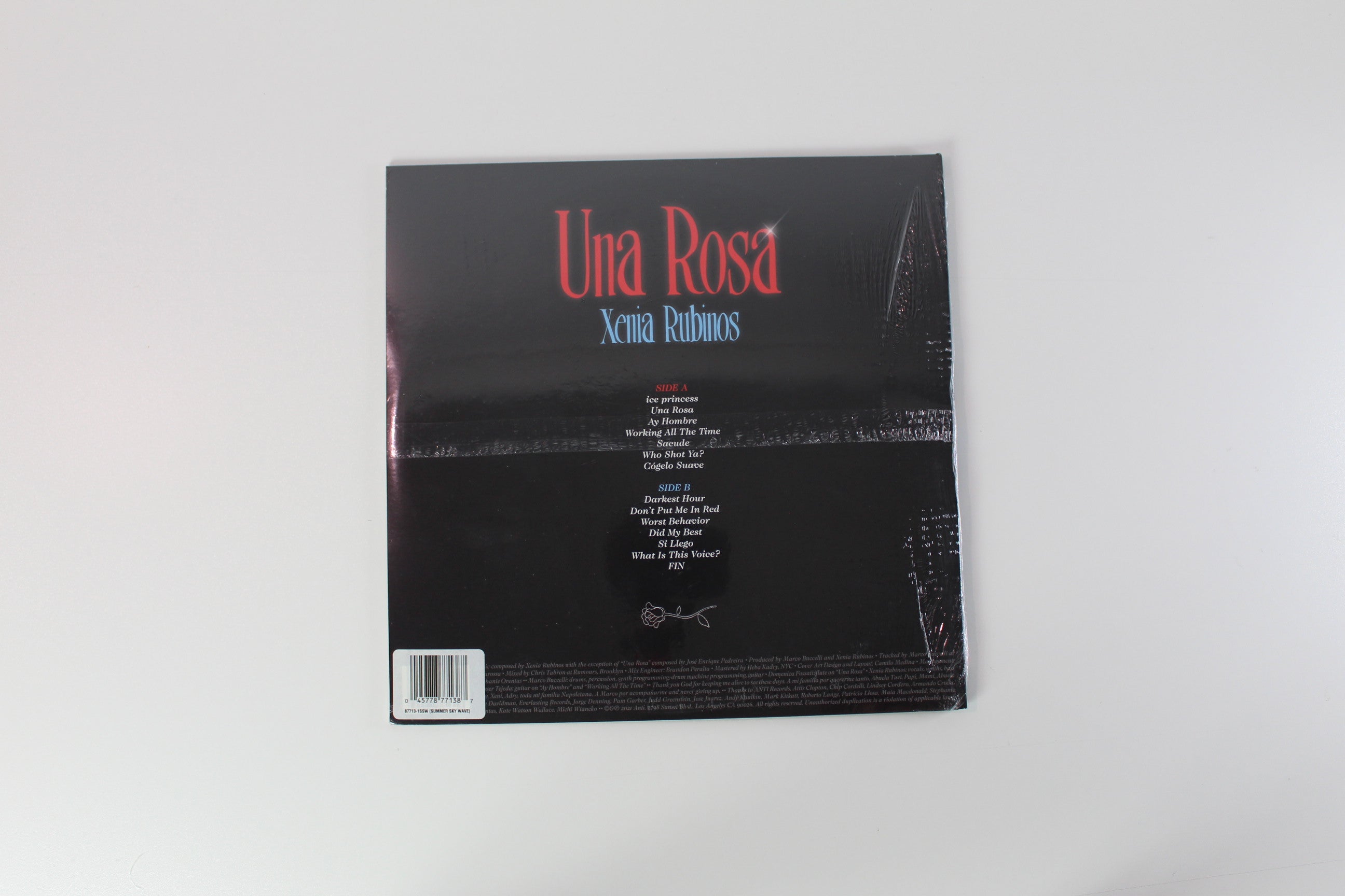 Xenia Rubinos - Una Rosa on Anti- – Limited Edition – Summer Sky Wave – Sealed