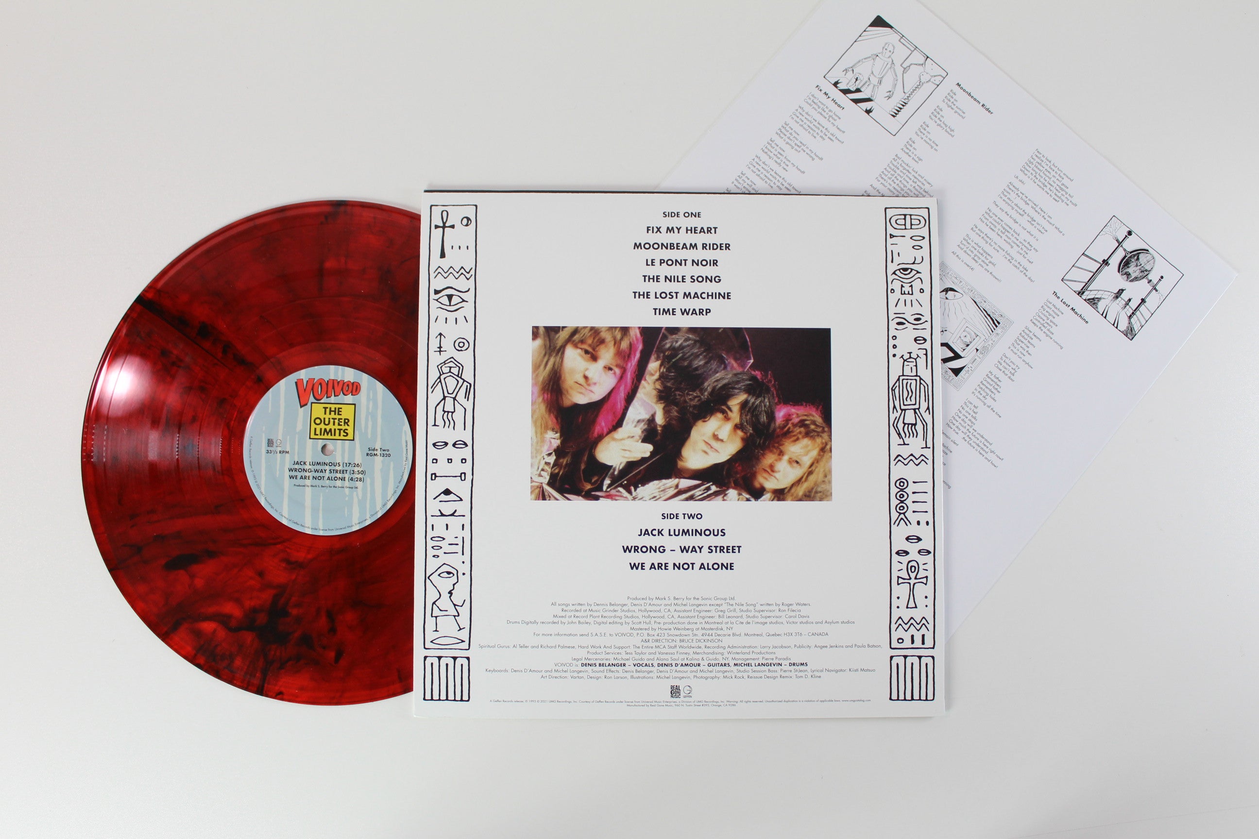Voïvod - The Outer Limits on Real Gone Music – Limited Edition – Red/Black Smoke Vinyl – Reissue