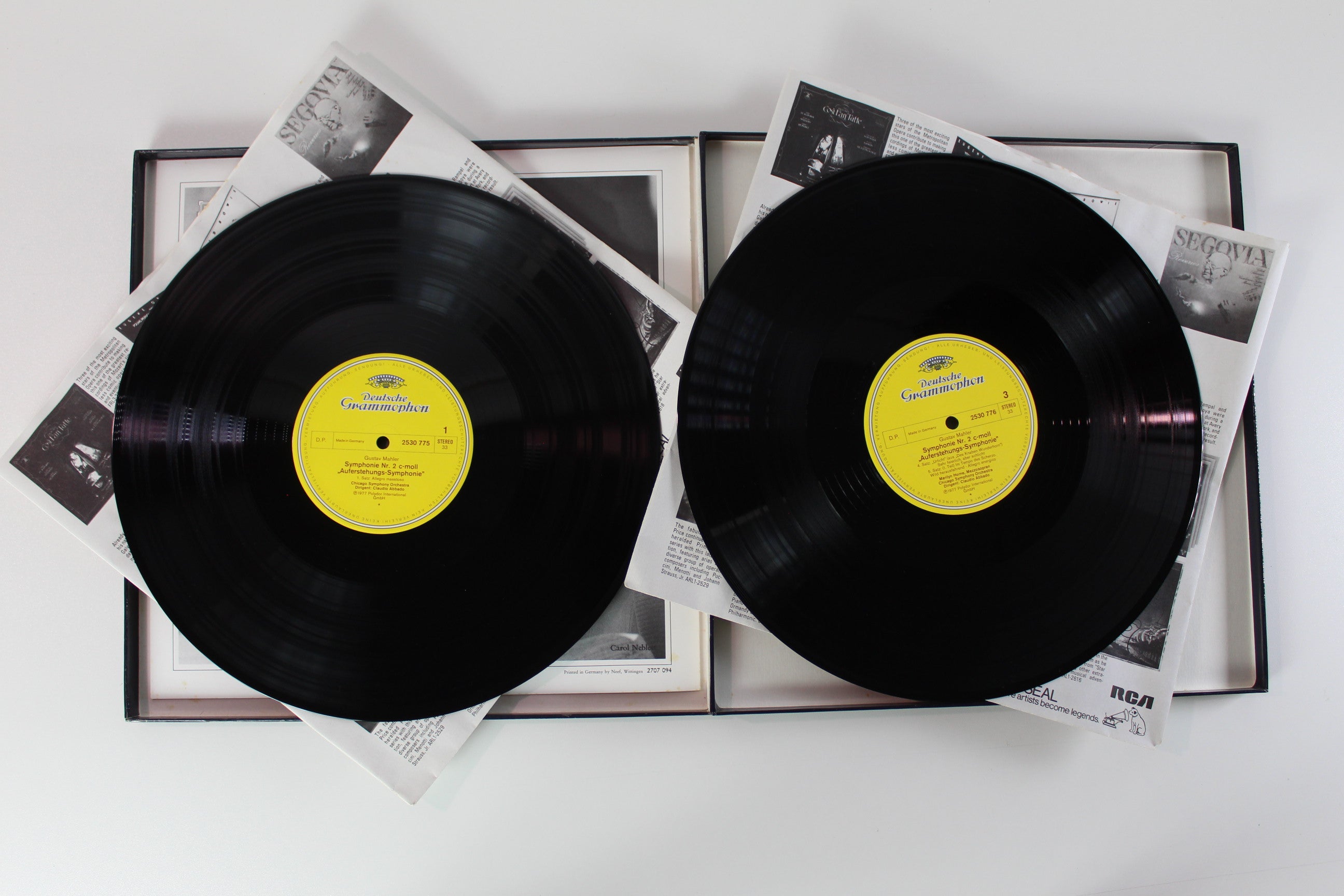 Gustav Mahler, Marilyn Horne, Carol Neblett, Chicago Symphony Chorus, Chicago Symphony Orchestra, Claudio Abbado - Symphonie No.2 on Deutsche Grammophon – Box Set