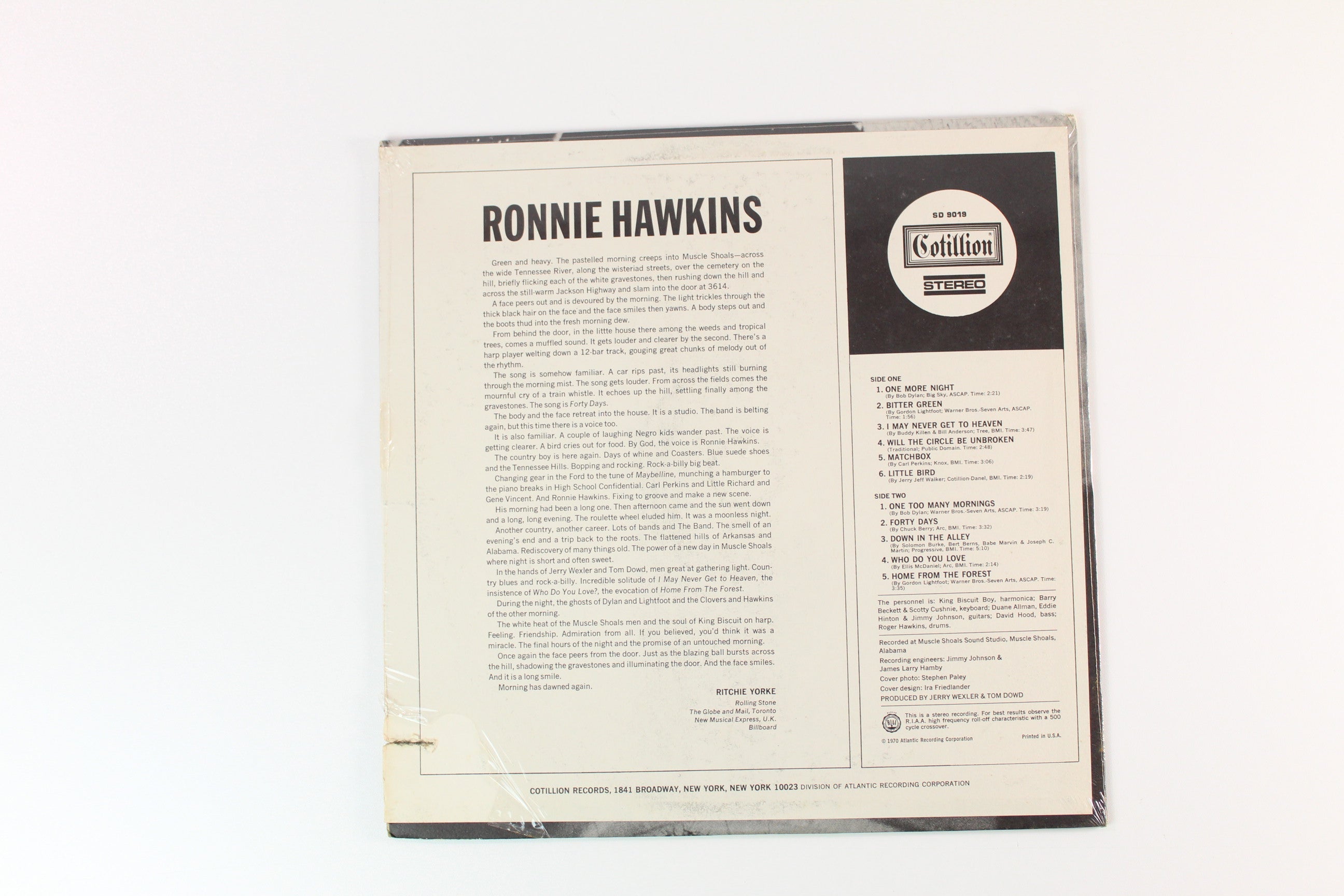 Ronnie Hawkins - Ronnie Hawkins on Cotillion Sealed