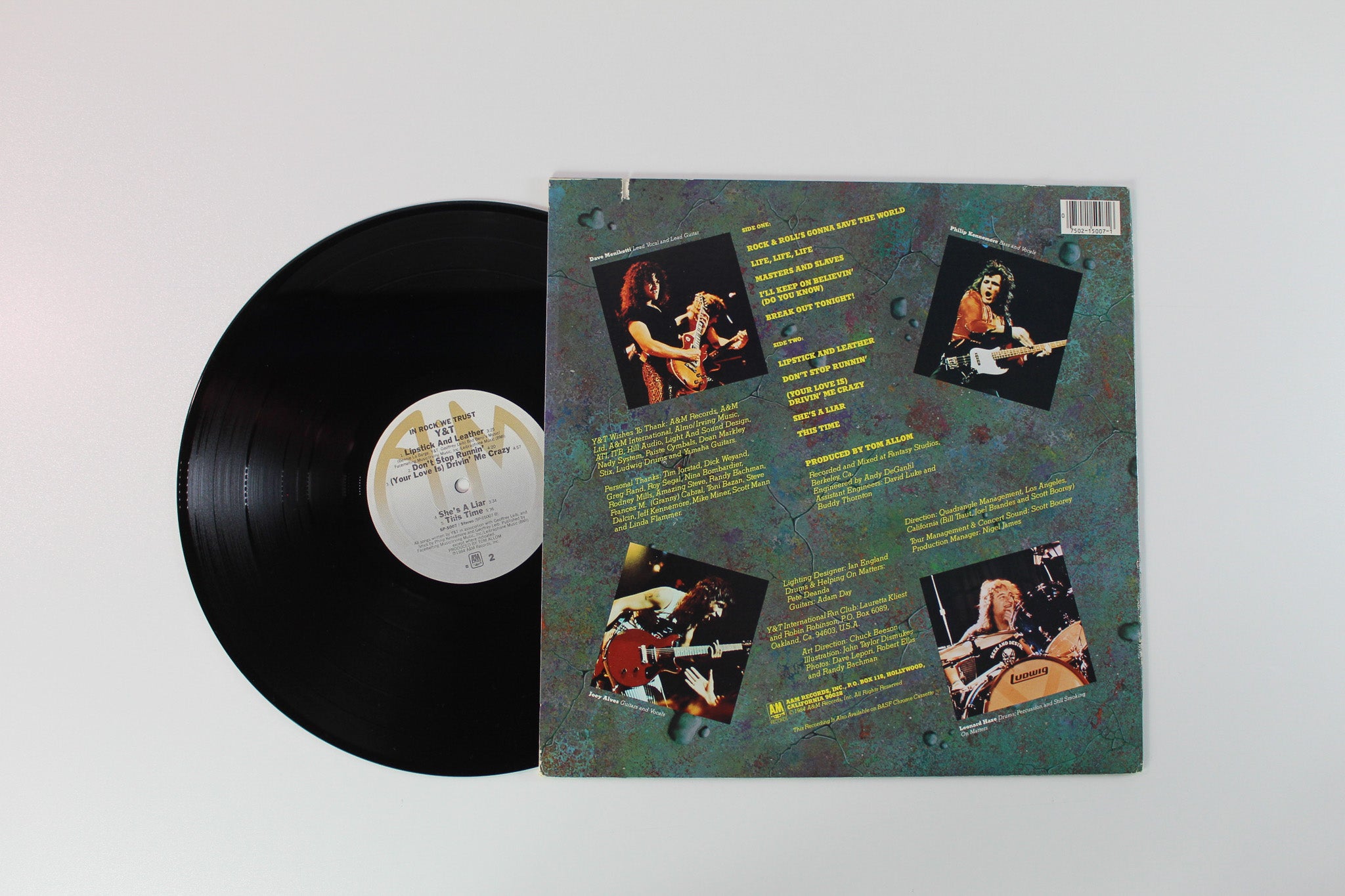 Y & T - In Rock We Trust on A&M Records