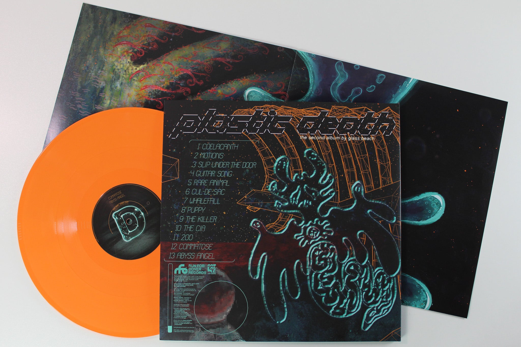 Glass Beach - Plastic Death on Run For Cover Records - Orange Vinyl