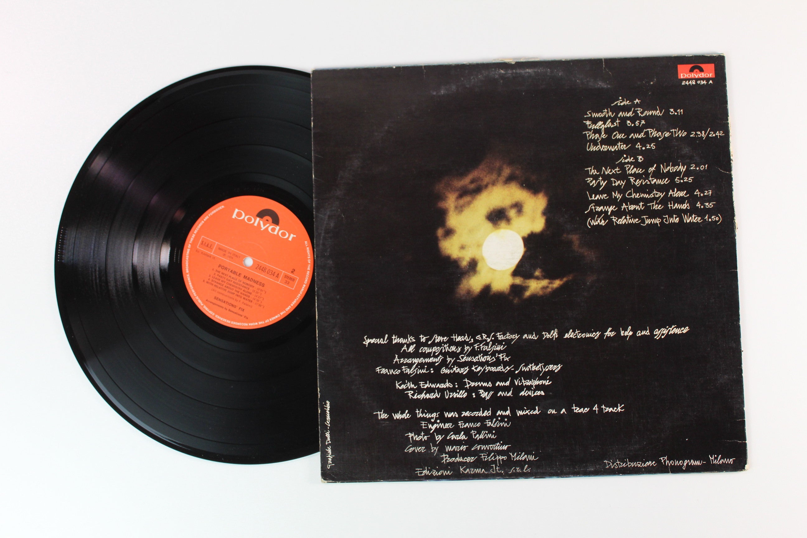 Sensations' Fix - Portable Madness on Polydor Italian Pressing