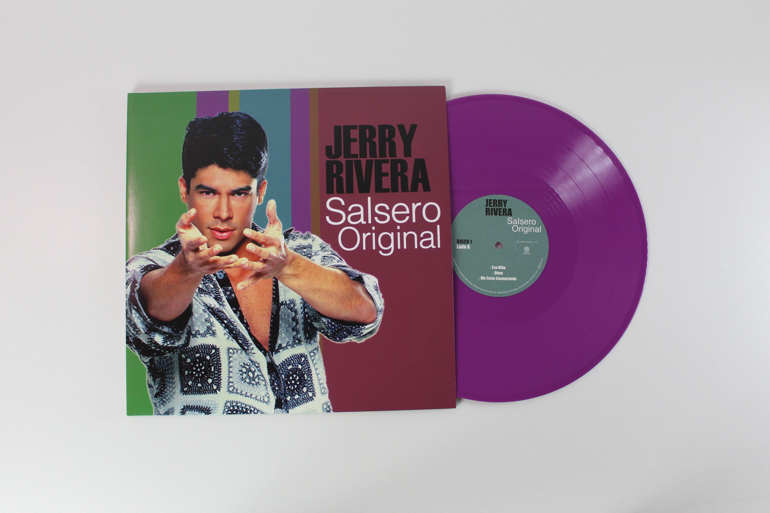 Jerry Rivera - Salsero Original on Sony Music Latin – Orchid Colored Vinyl