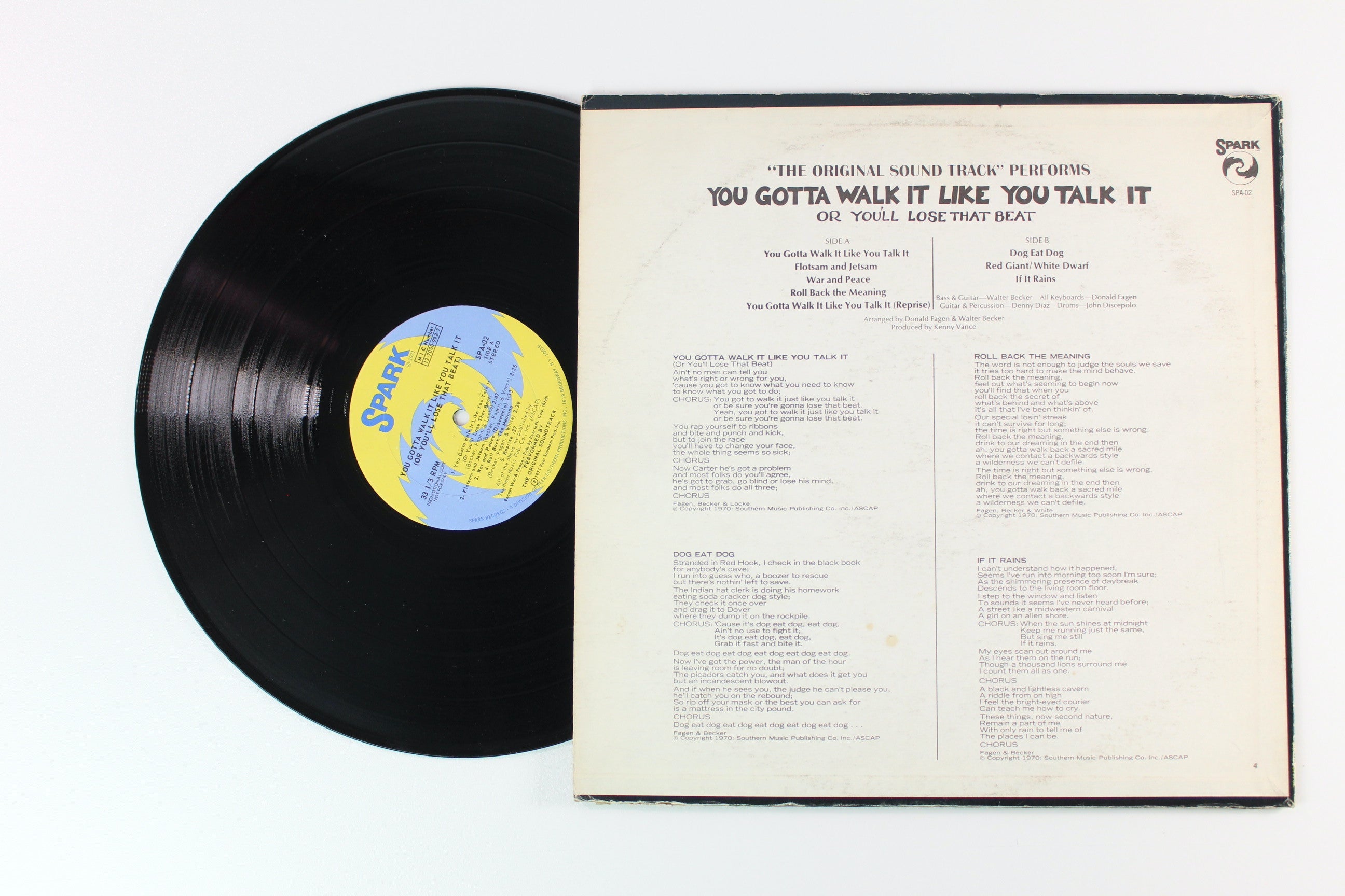 The Original Sound Track - You Gotta Walk It Like You Talk It (Or You'll Lose That Beat) on Spark Promo