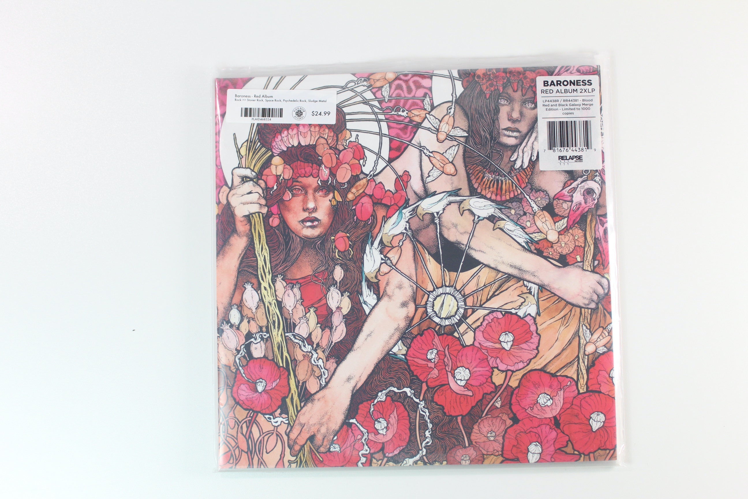 Baroness - Red Album on Relapse Records Reissue on Blood Red & Black Galaxy Merge