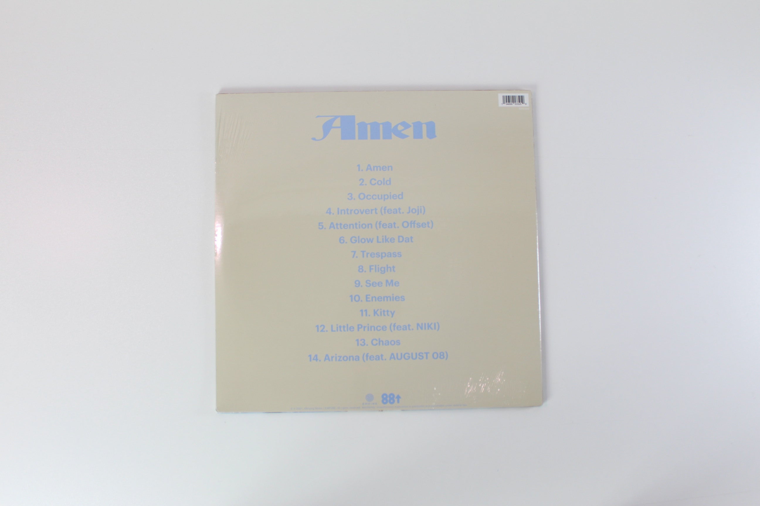 Rich Brian - Amen on 88rising / Empire – Light Blue Vinyl – Sealed