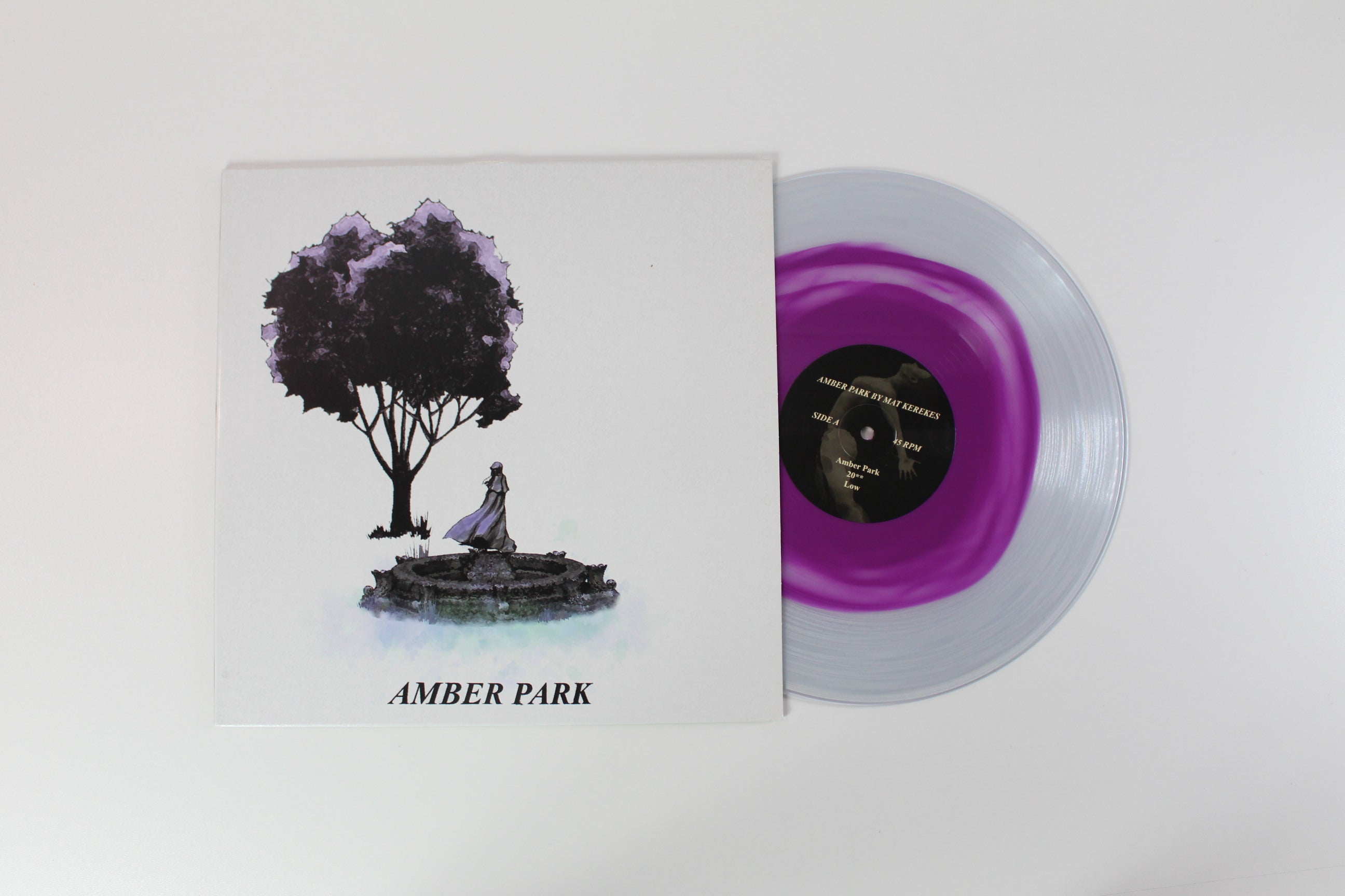 Mat Kerekes - Amber Park on Miscellaneous Recordings – Purple In Clear Vinyl Colored Vinyl