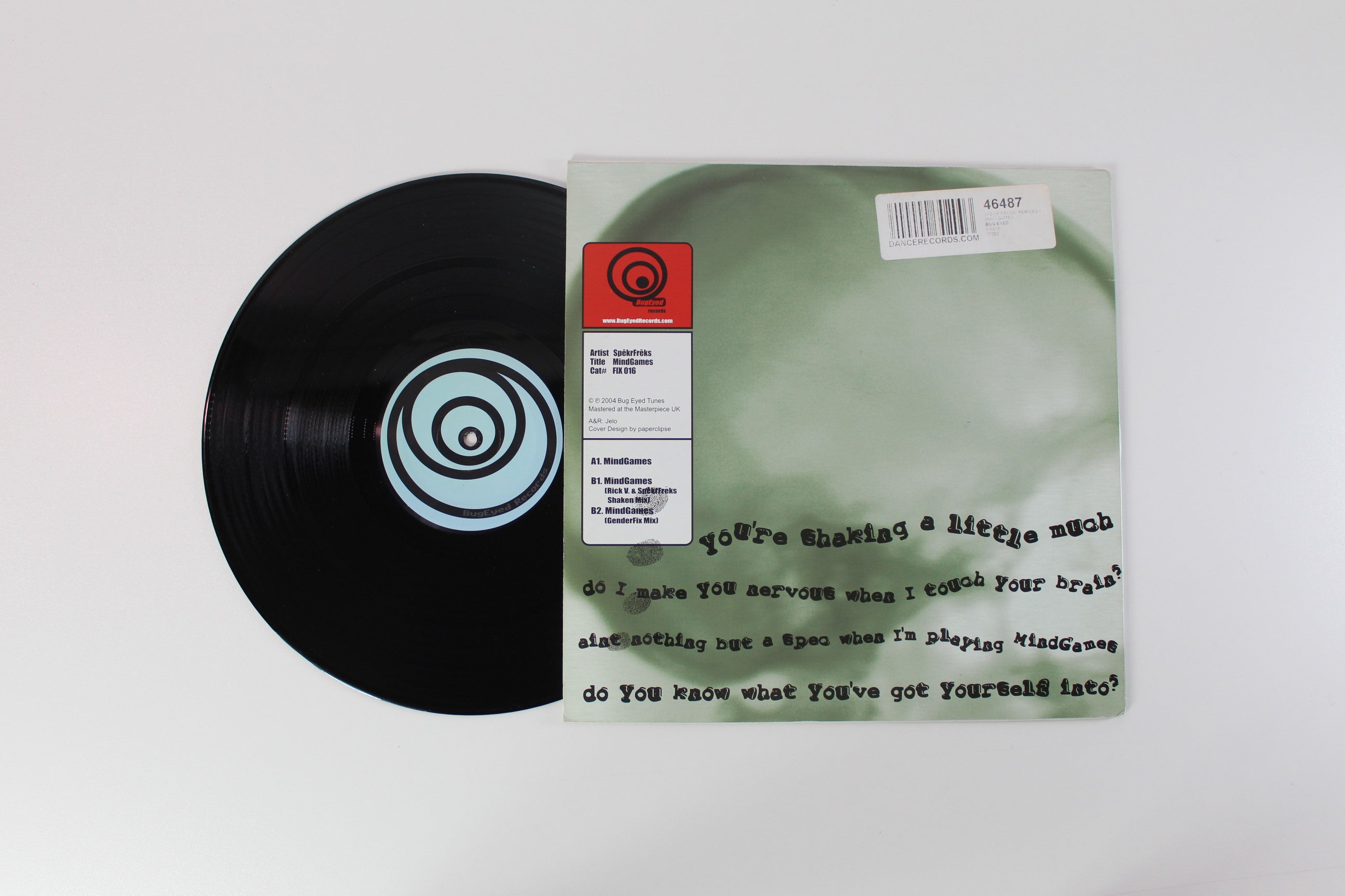 SpekrFreks - MindGames on BugEyed Records - 12" Single