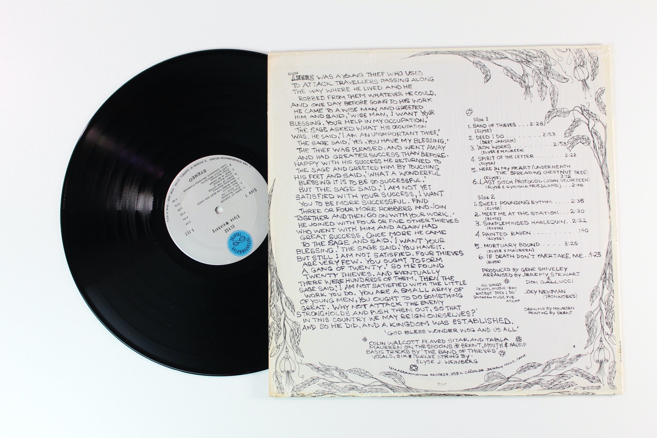 Elyse Weinberg - Elyse on Tetragrammaton Records