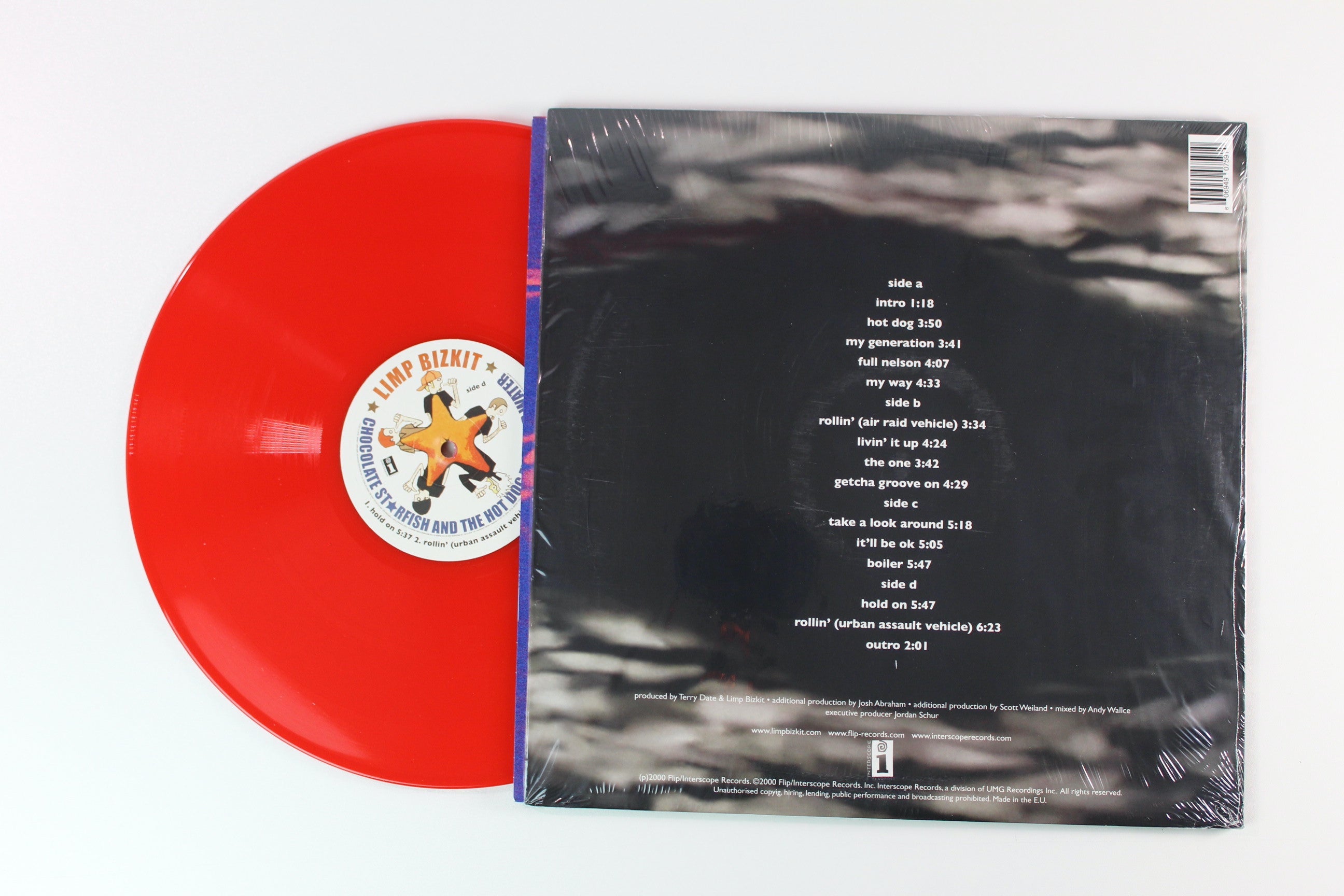 Limp Bizkit - Chocolate Starfish And The Hot Dog Flavoured Water Unofficial Release on Red Vinyl