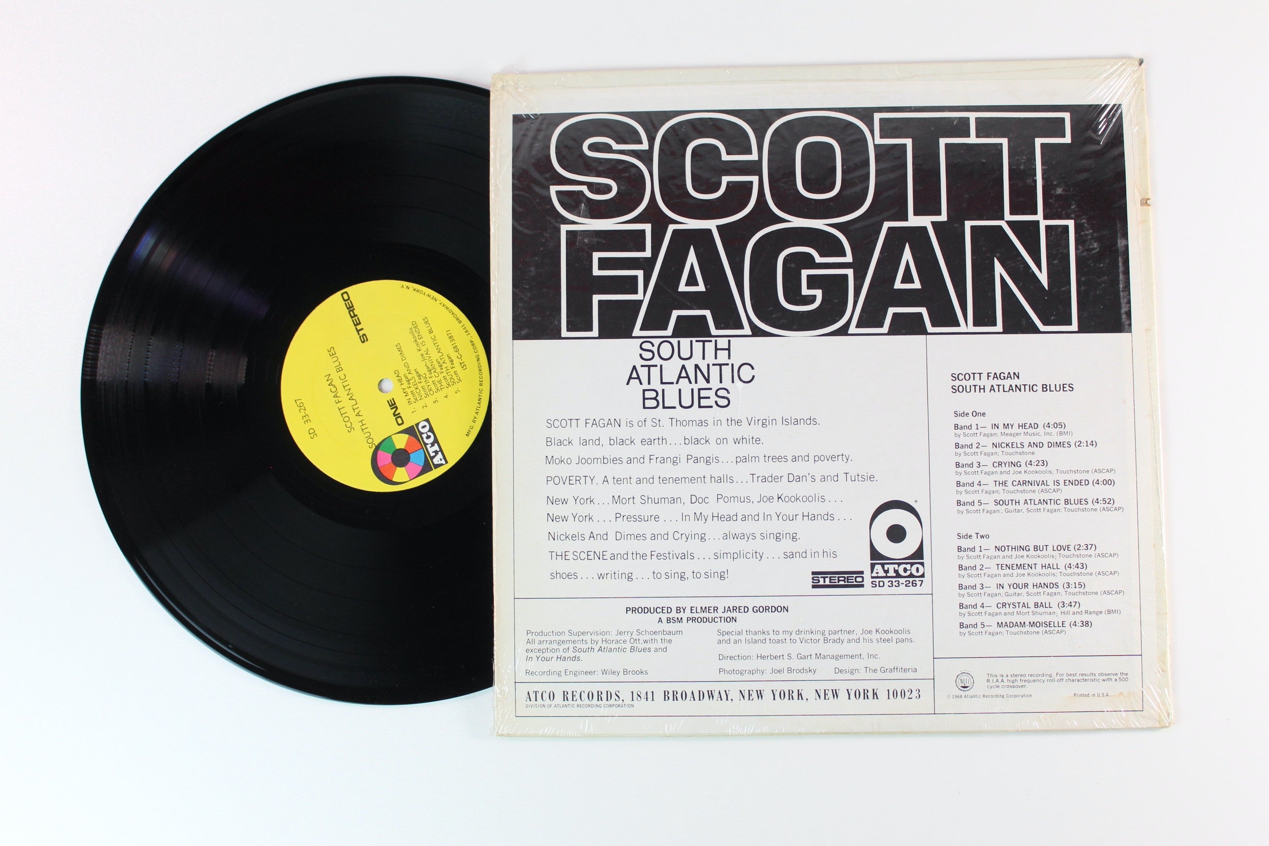 Scott Fagan - South Atlantic Blues on ATCO Records
