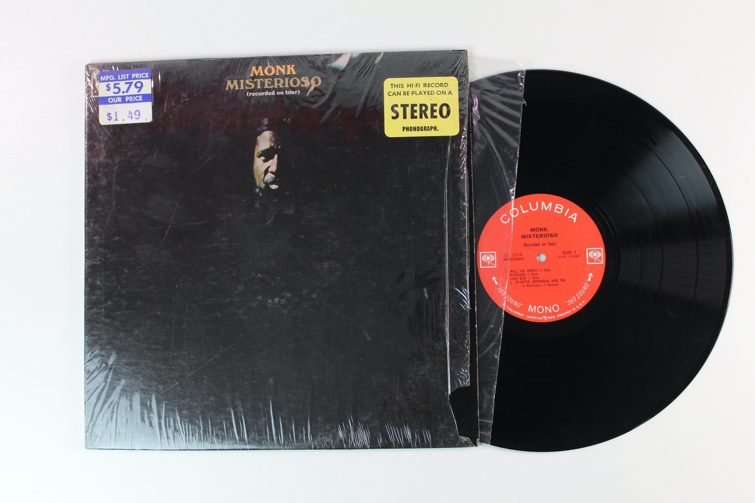 Thelonious Monk - Misterioso on Columbia Mono