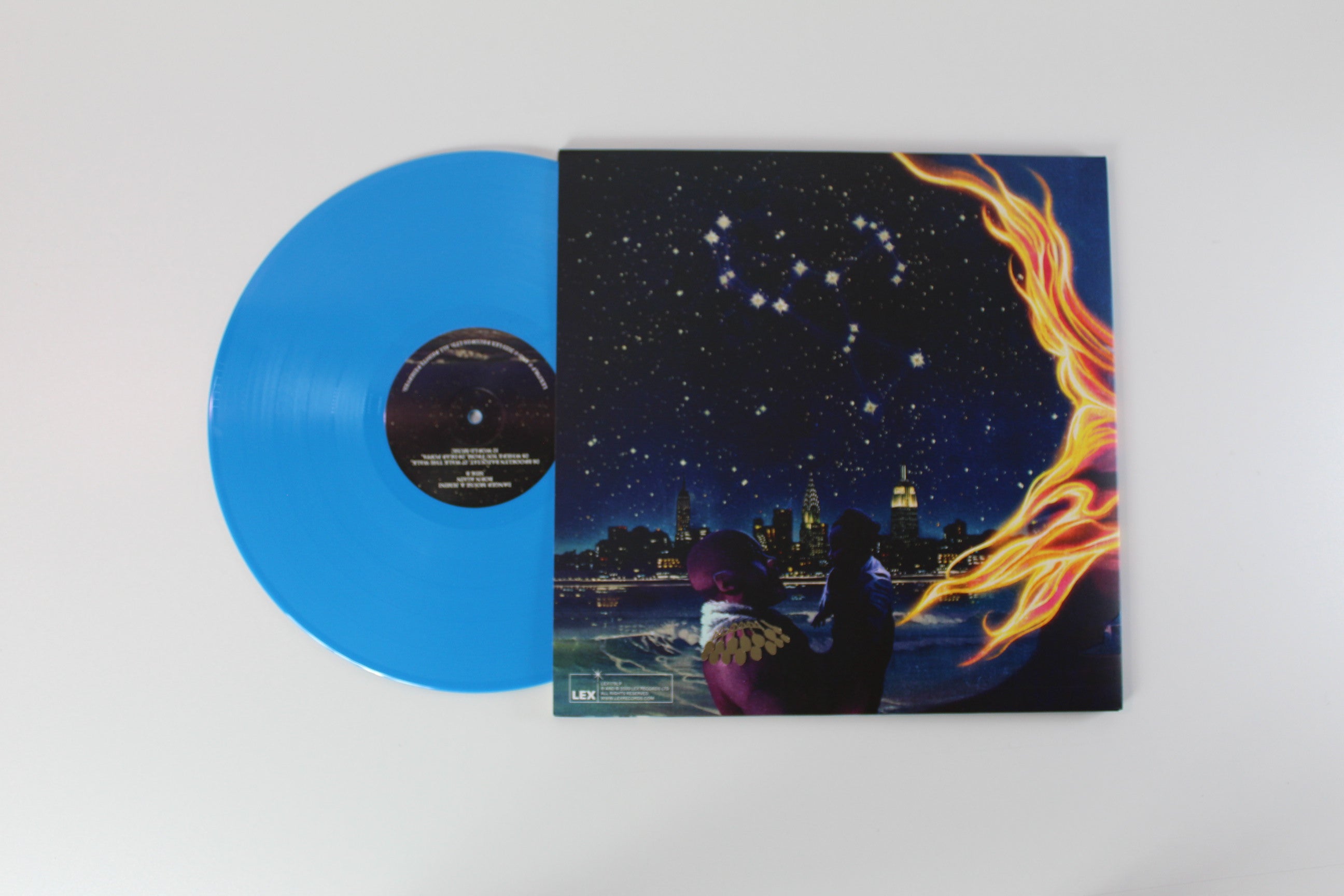 Danger Mouse, Jemini The Gifted One - Born Again on Lex Records – Blue (Pacific Blue) Colored Vinyl