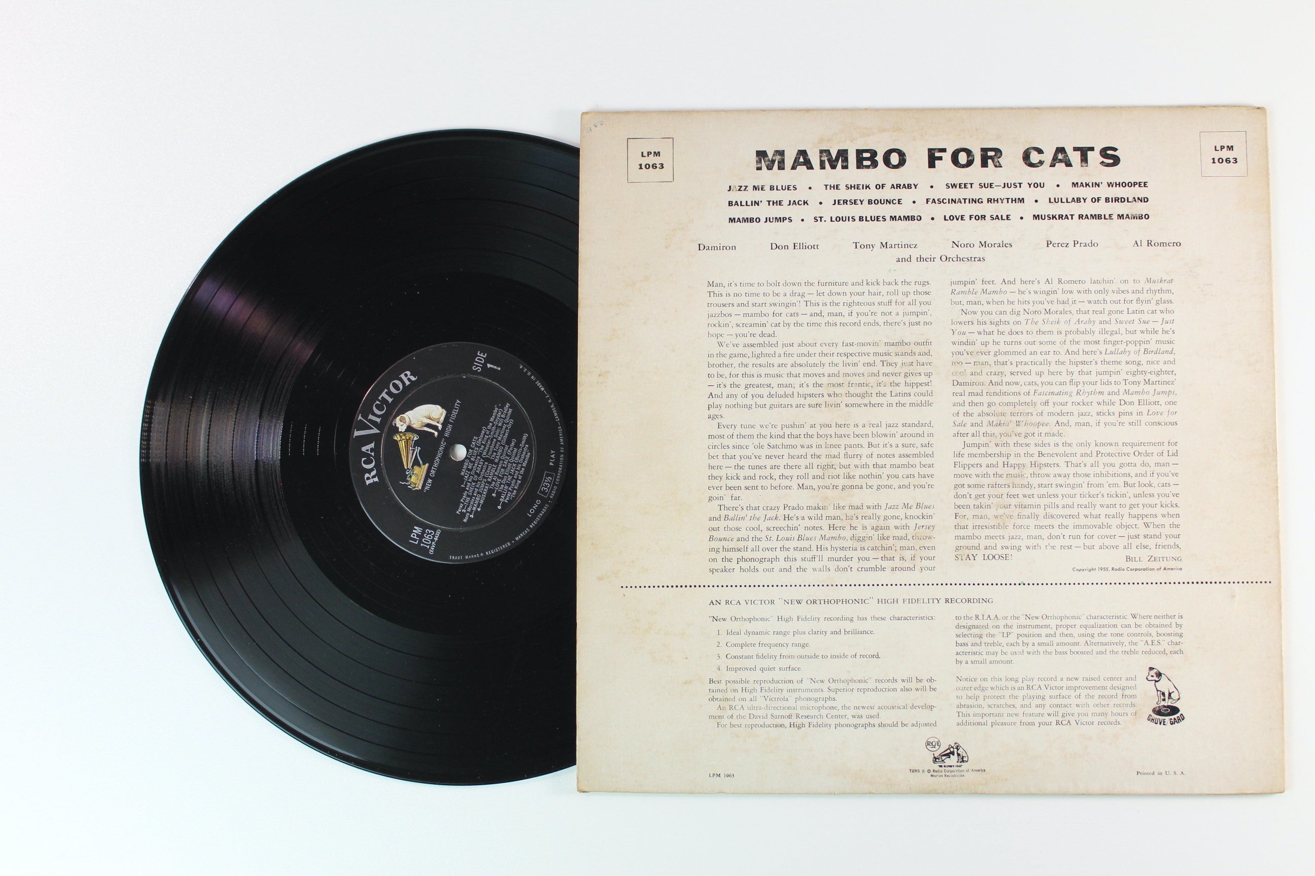 Various - Mambo For Cats on RCA Victor Mono