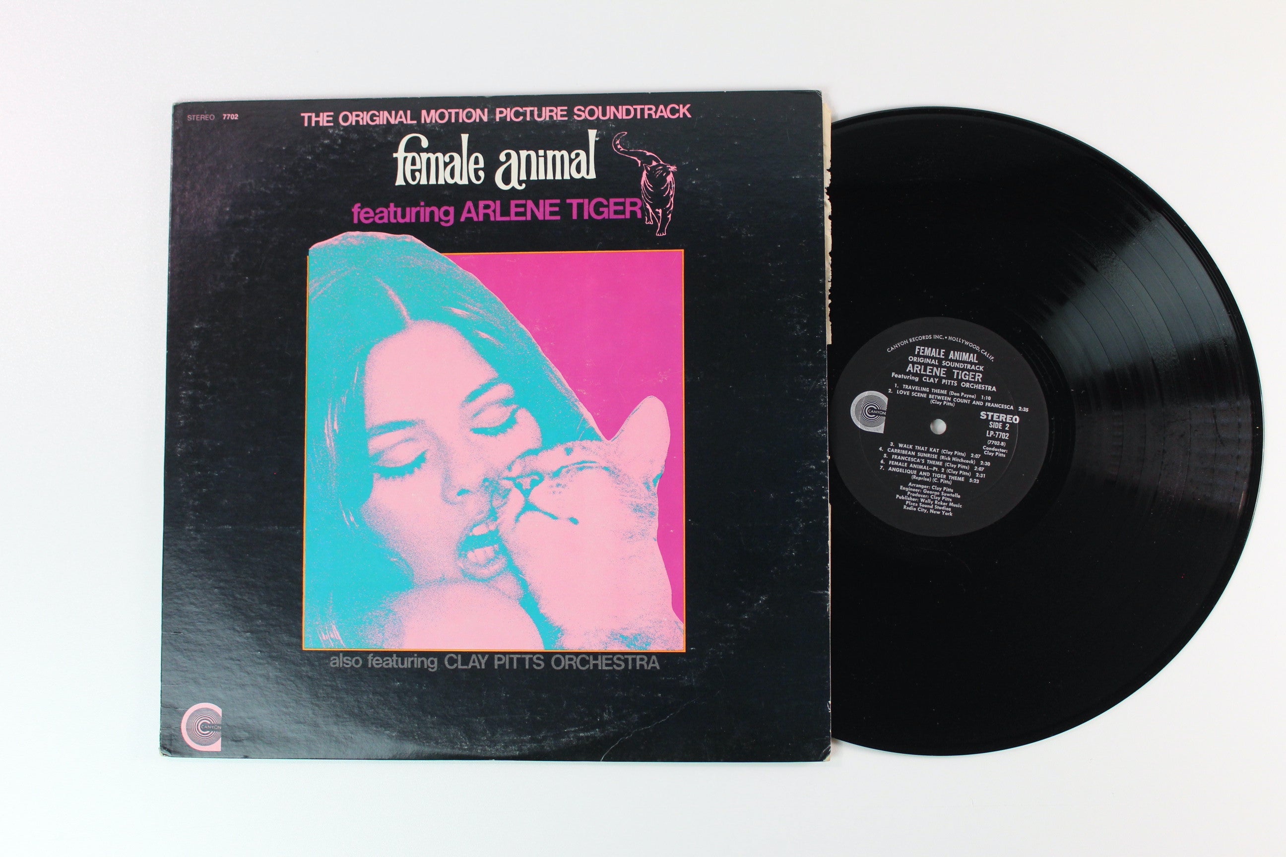 Arlene Tiger - Female Animal (The Original Motion Picture Soundtrack) on Canyon Records