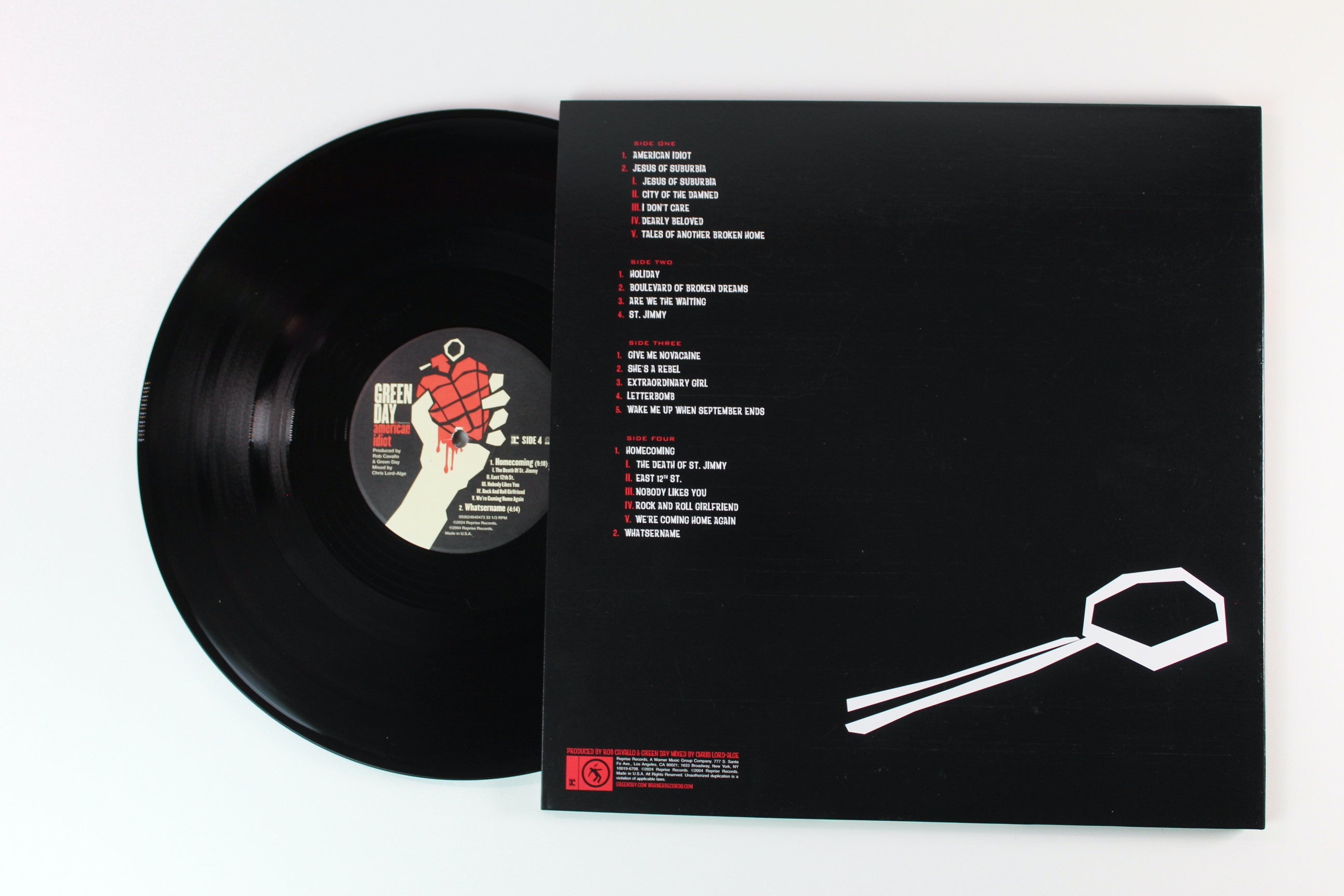 Green Day - American Idiot on Reprise Records Because Sound Matters One-Step Ltd. Numbered Reissue