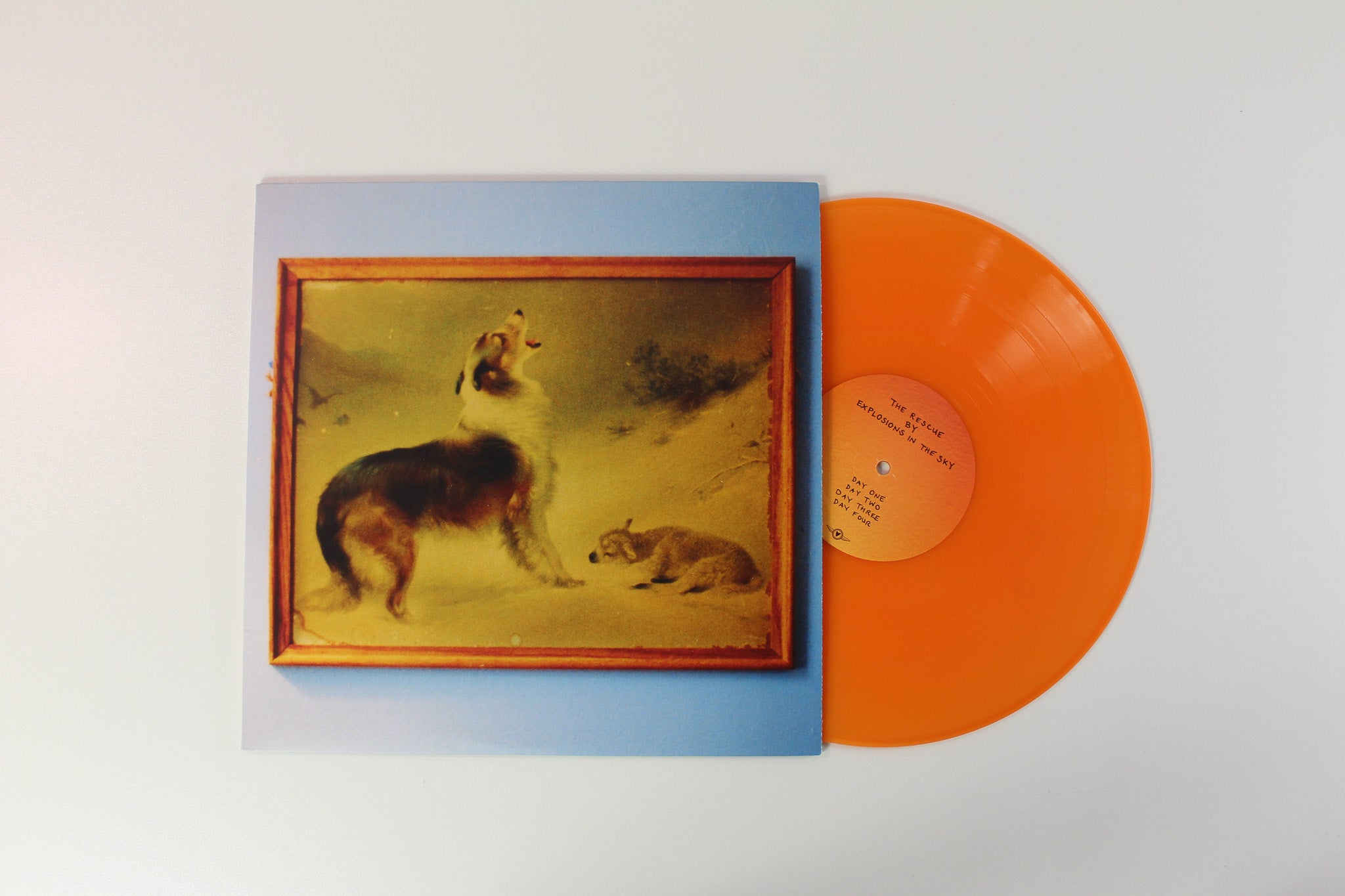 Explosions In The Sky - The Rescue on Temporary Residence Limited - Orange Vinyl
