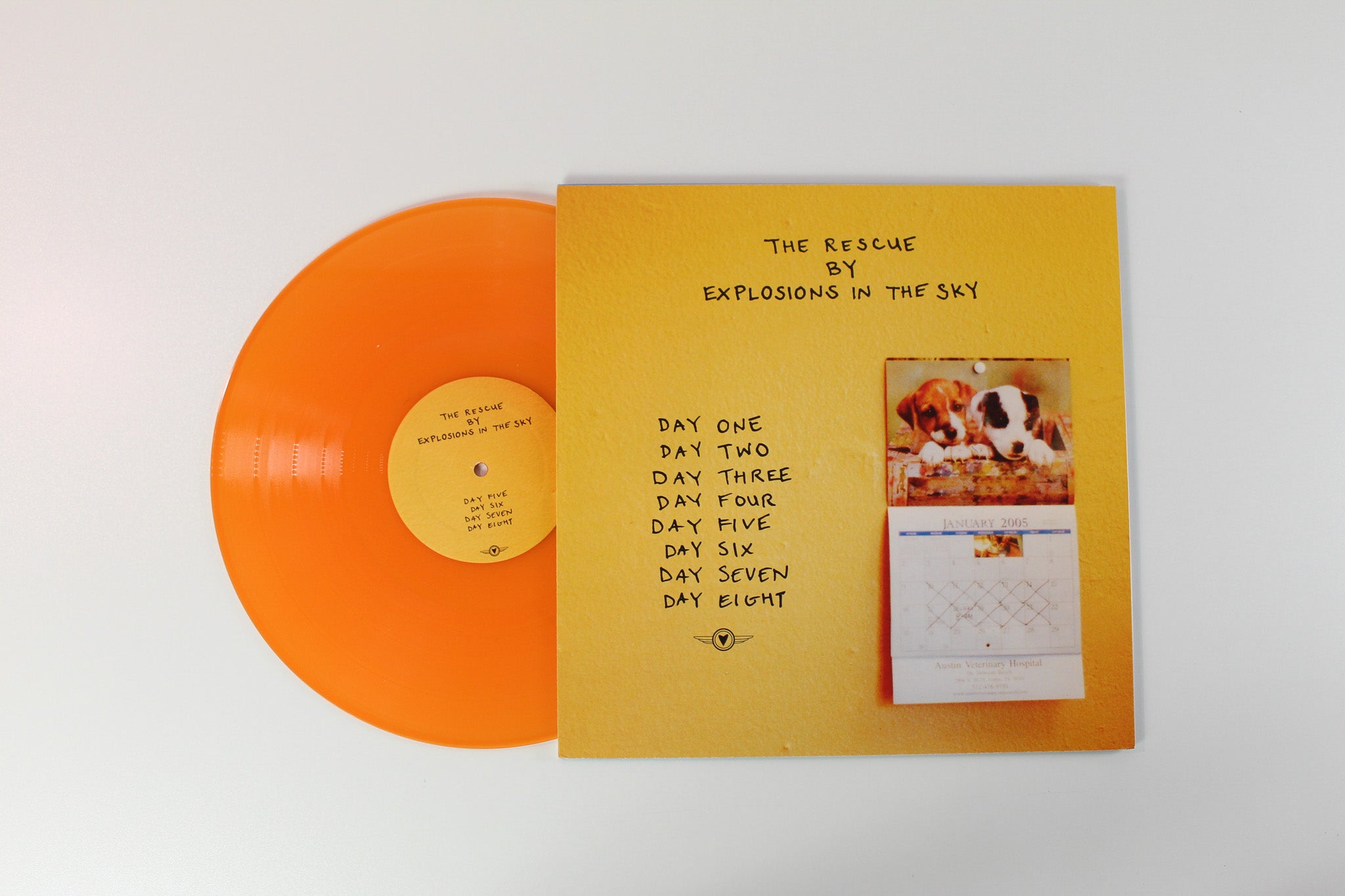 Explosions In The Sky - The Rescue on Temporary Residence Limited - Orange Vinyl