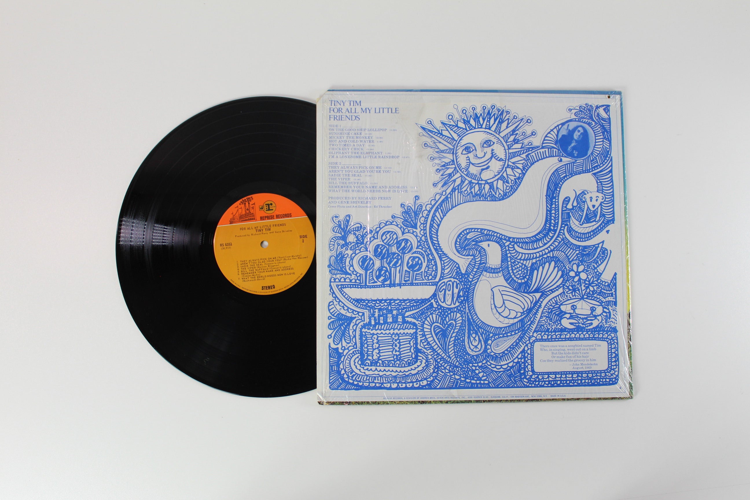 Tiny Tim - For All My Little Friends on Reprise Records