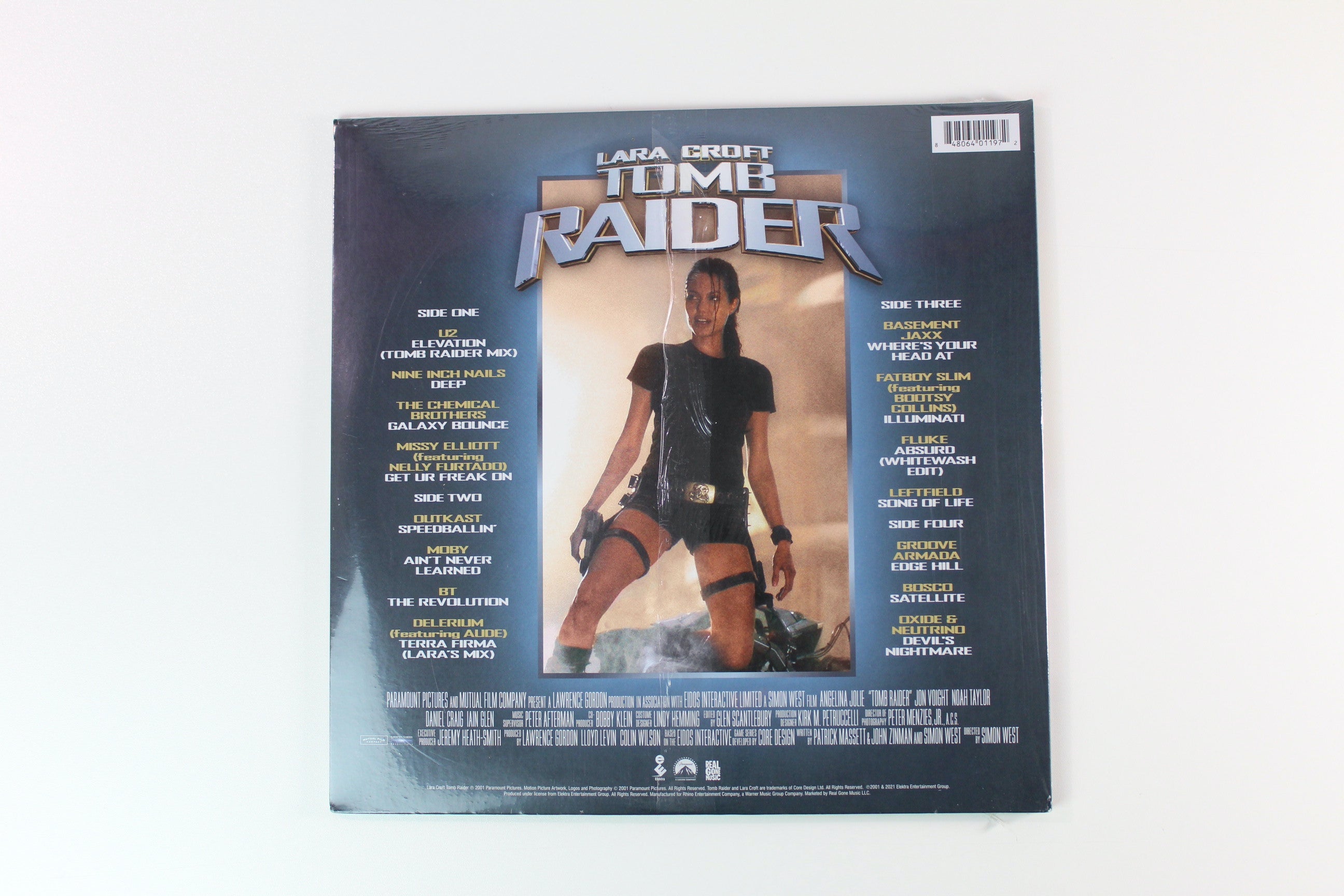 Various - Lara Croft: Tomb Raider (Music From The Motion Picture) on Real Gone Music SEALED Ltd. Reissue Golden Triangle Vinyl
