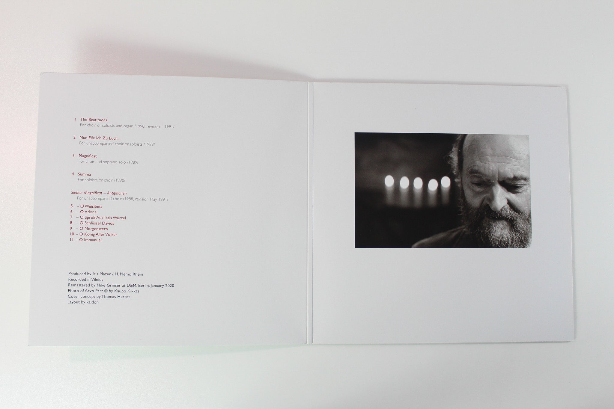 Arvo Pärt - Works For Choir on CuGate Classics
