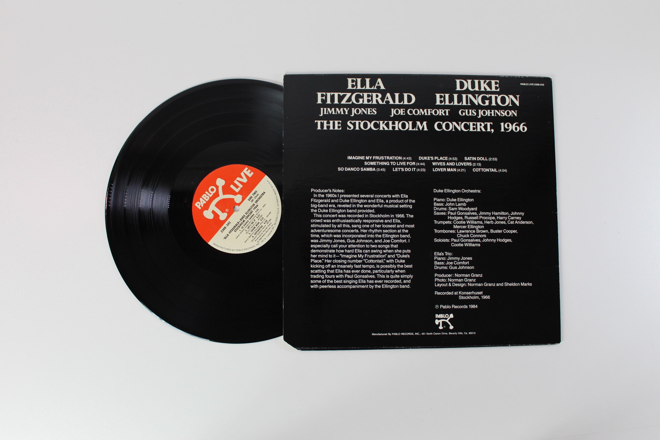 Ella Fitzgerald, Duke Ellington - The Stockholm Concert, 1966 on Pablo Live