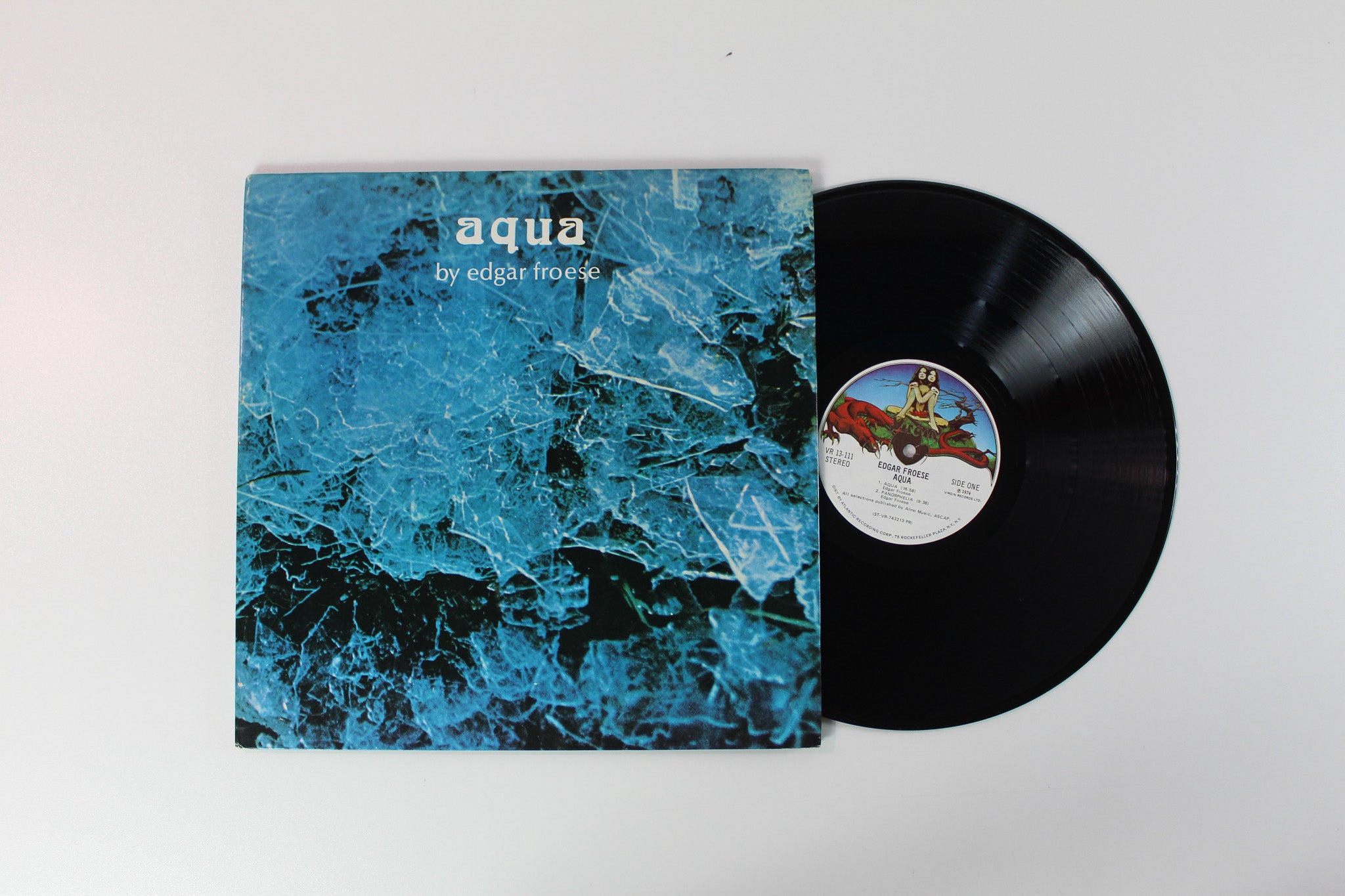 Edgar Froese - Aqua on Virgin - 1974 UK pressing