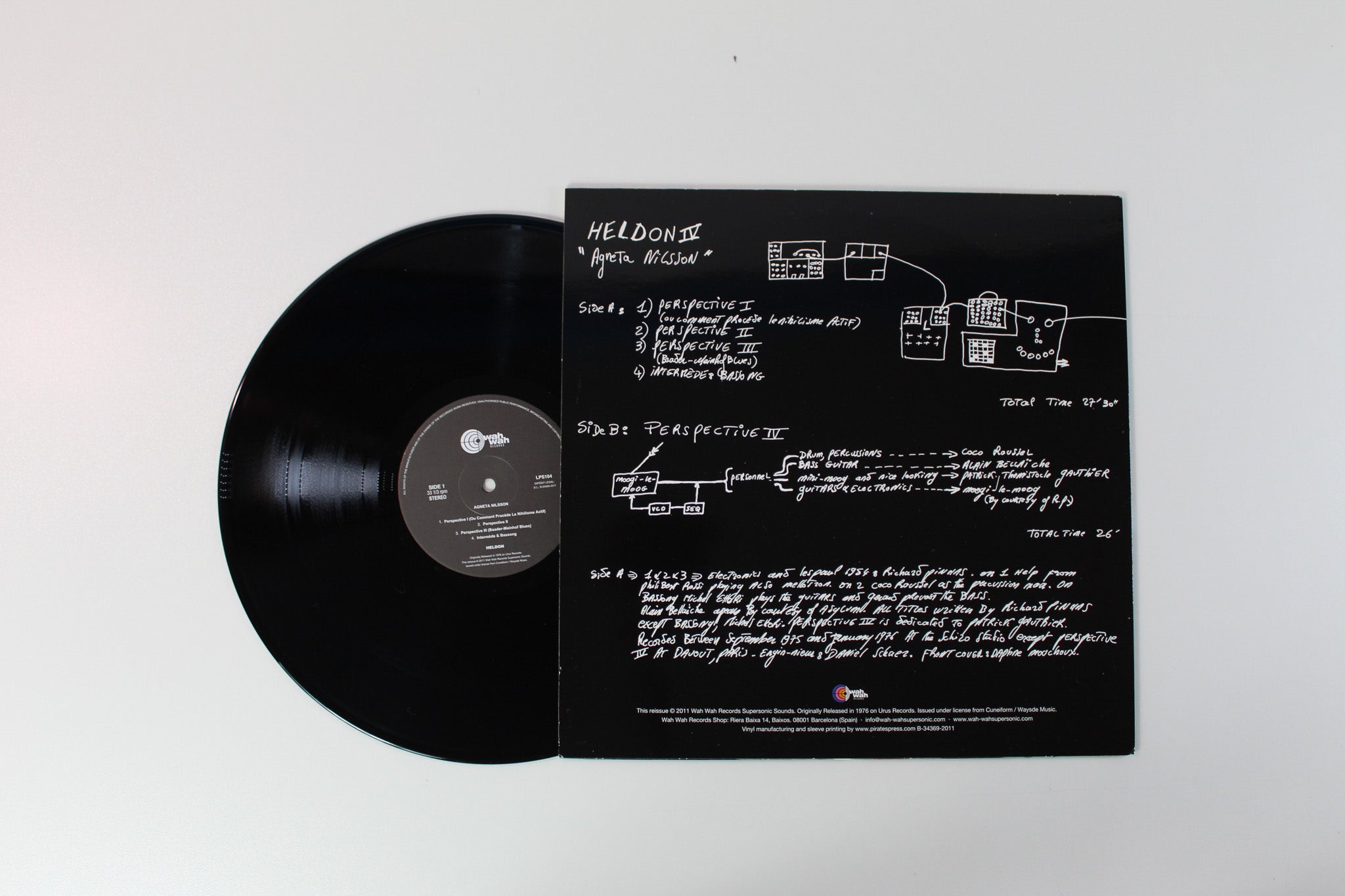 Heldon - Heldon IV / Agneta Nilsson on Wah Wah Records Reissue