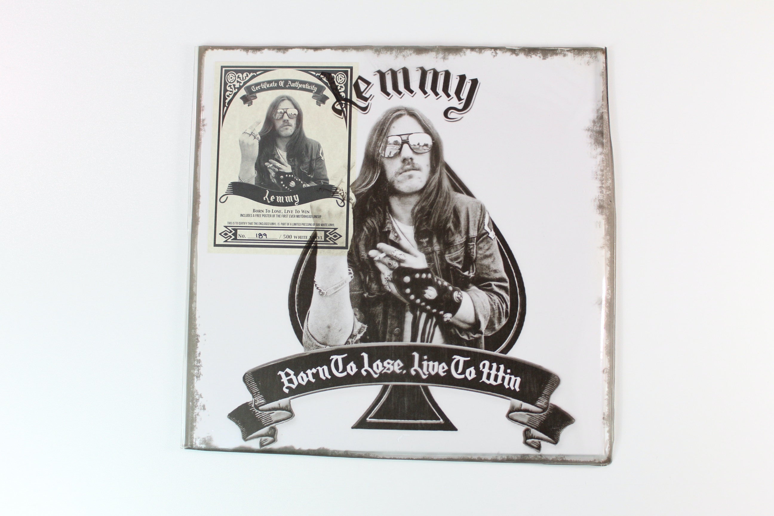 Lemmy - Born To Lose, Live To Win on Cleopatra Ltd. Numbered on White Vinyl