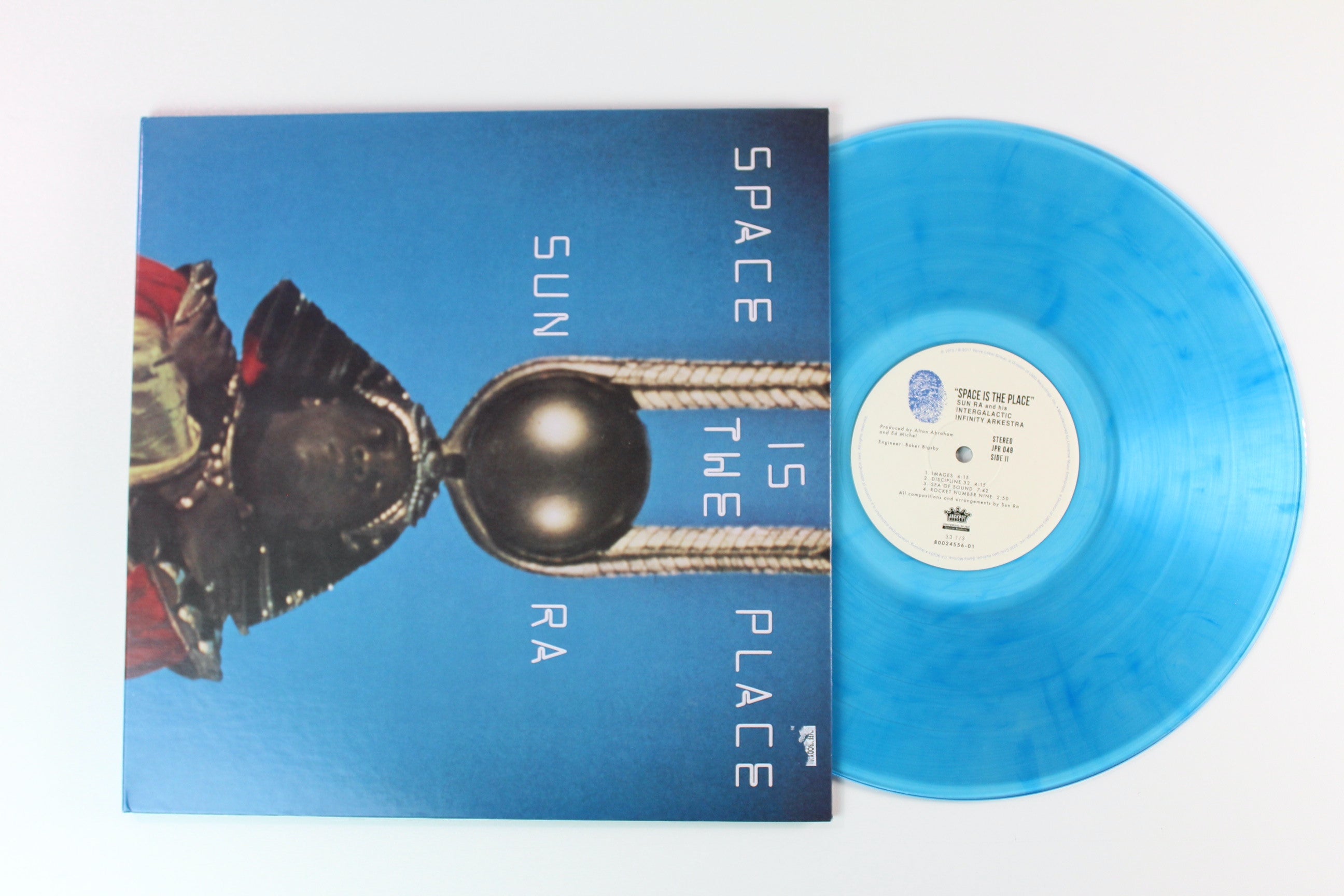 Sun Ra - Space Is The Place on Jackpot Records Ltd. Reissue on Blue Transparent Vinyl