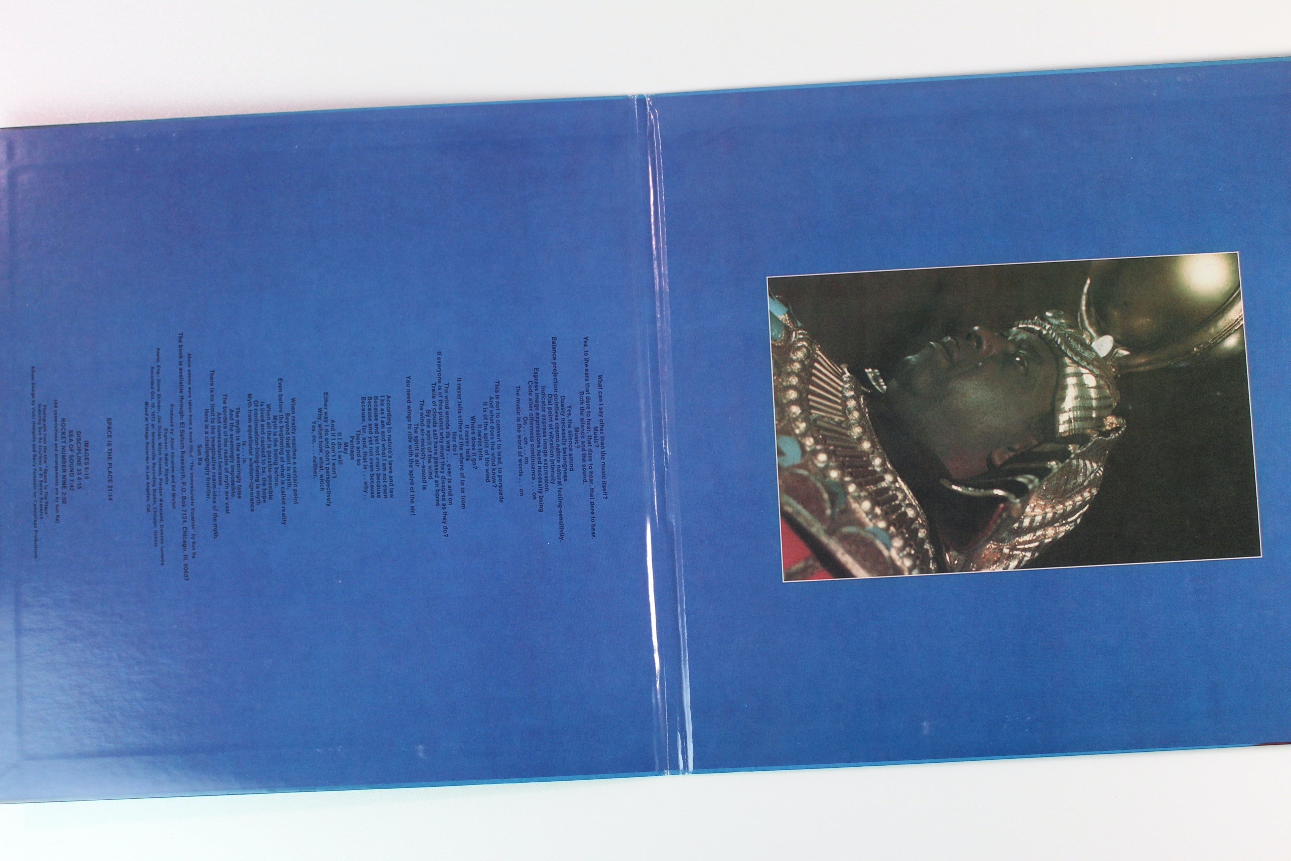 Sun Ra - Space Is The Place on Jackpot Records Ltd. Reissue on Blue Transparent Vinyl