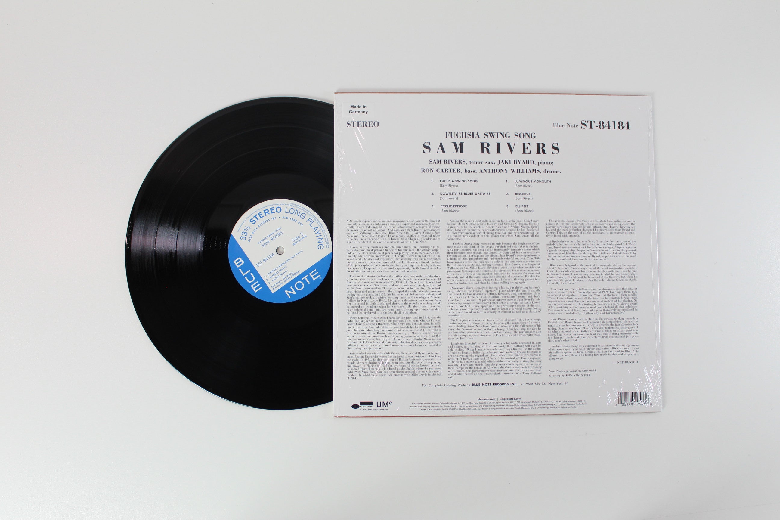 Sam Rivers - Fuchsia Swing Song on Blue Note – Blue Note Classic Vinyl Series