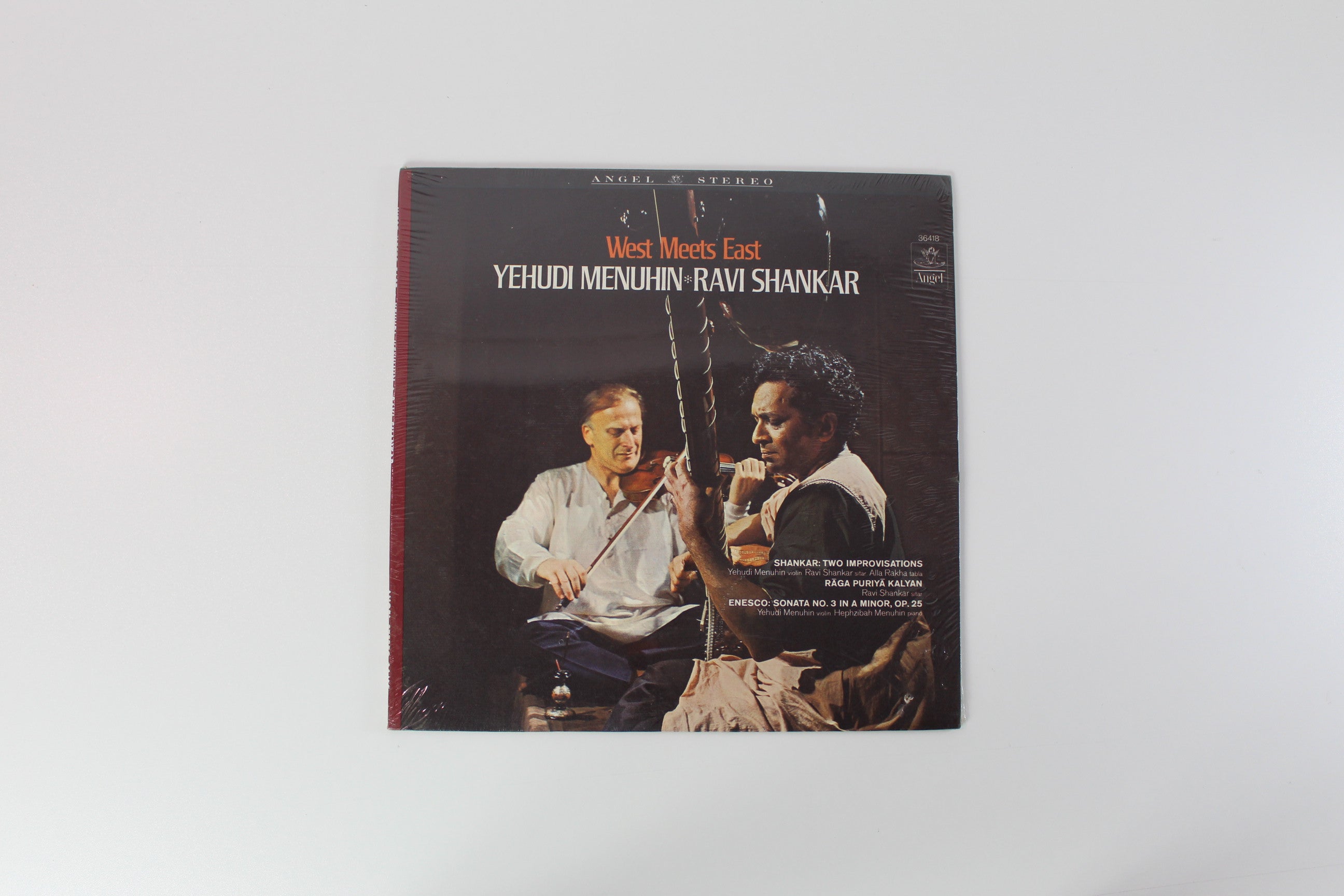 Yehudi Menuhin, Ravi Shankar - West Meets East on Angel Records – Sealed