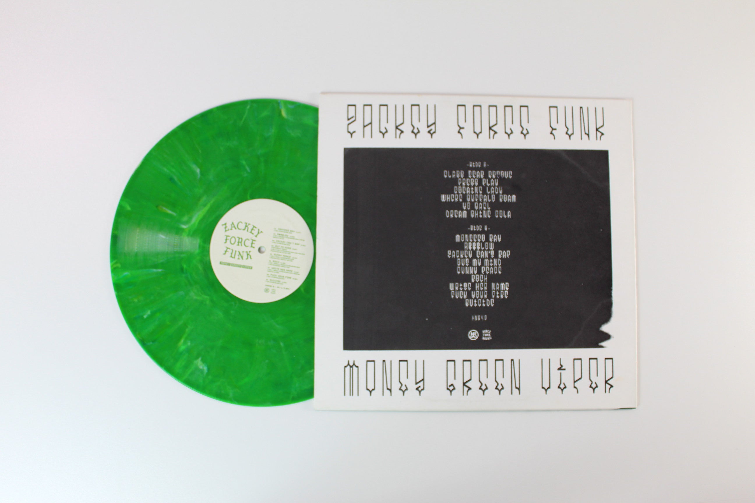 Zackey Force Funk - Money Green Viper on Hit+Run Ltd Green Marbled