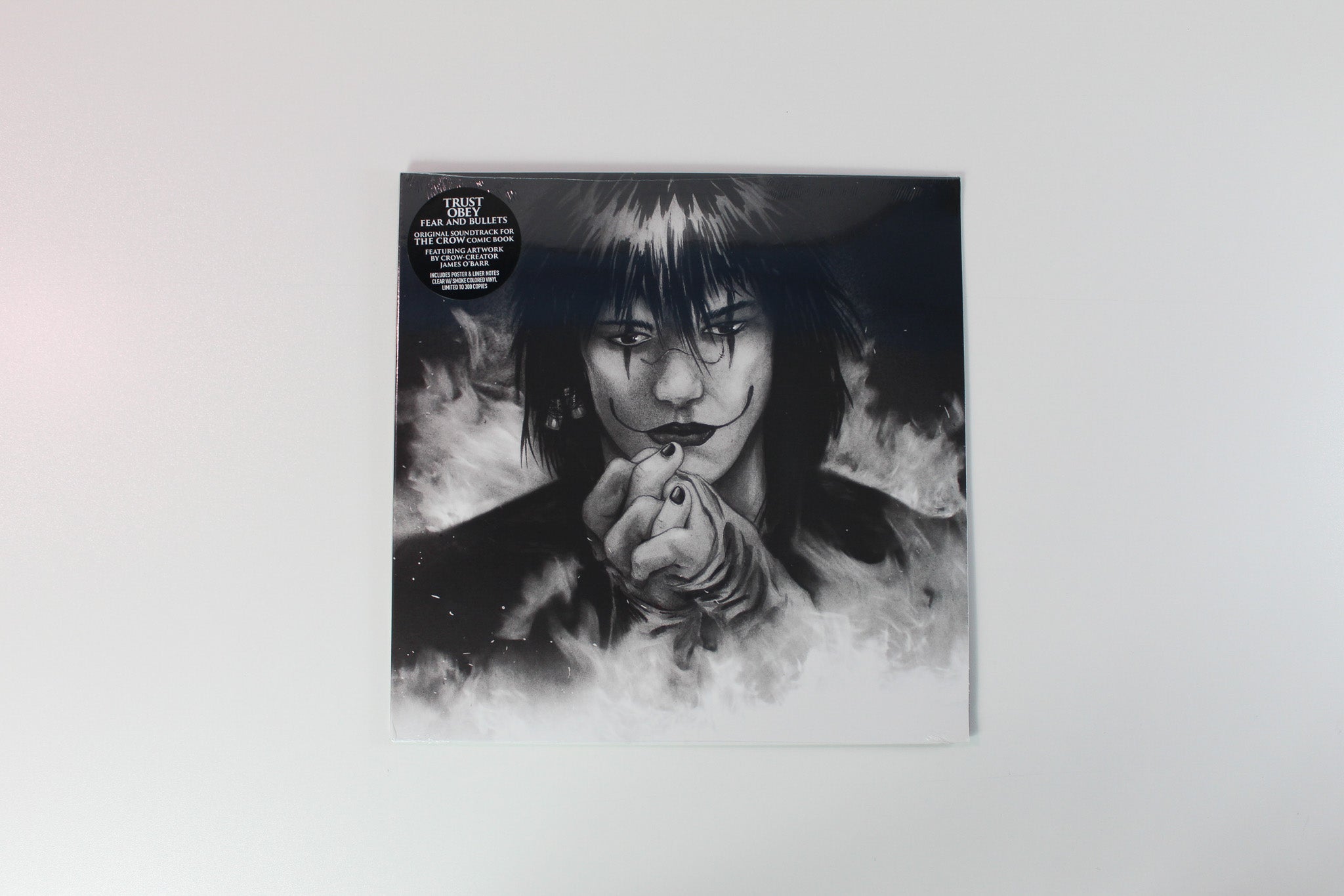 Trust Obey - Fear And Bullets on Enjoy The Ride Ltd Clear With Black Smoke Reissue Sealed