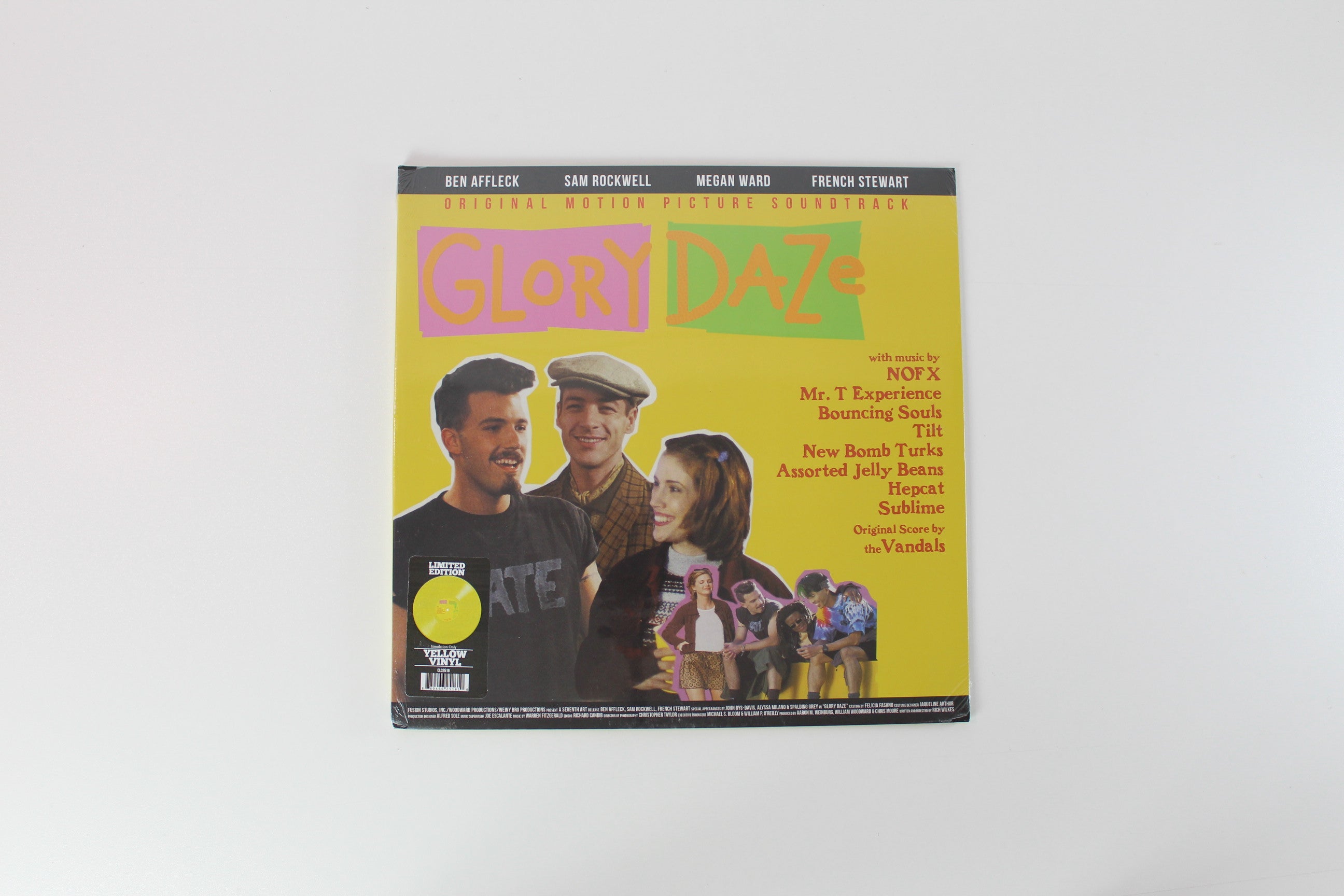 Various - Glory Daze on Cleopatra / Kung Fu Records - Yellow Vinyl - Sealed