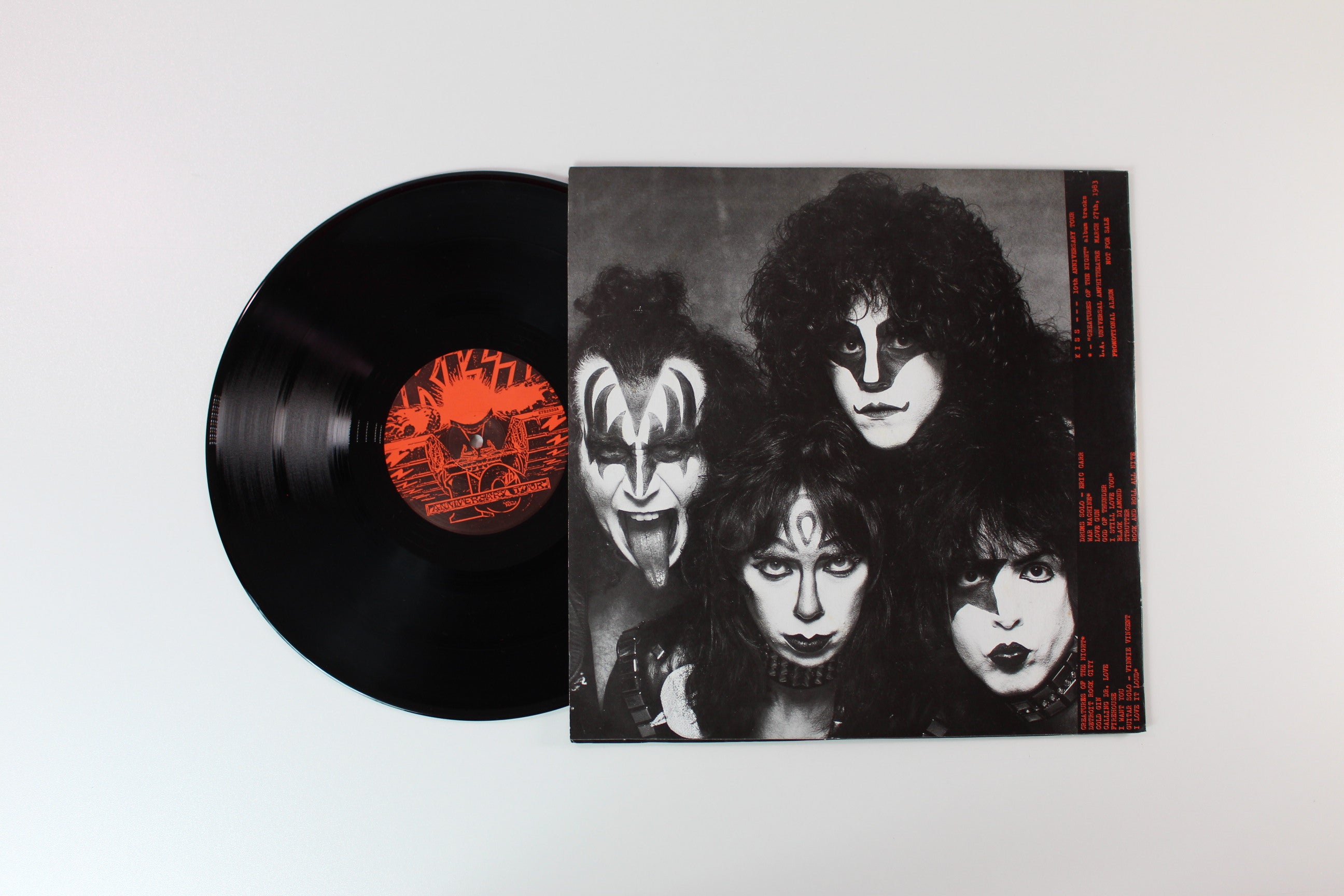 Kiss - 10th Anniversary Tour Unofficial Pressing