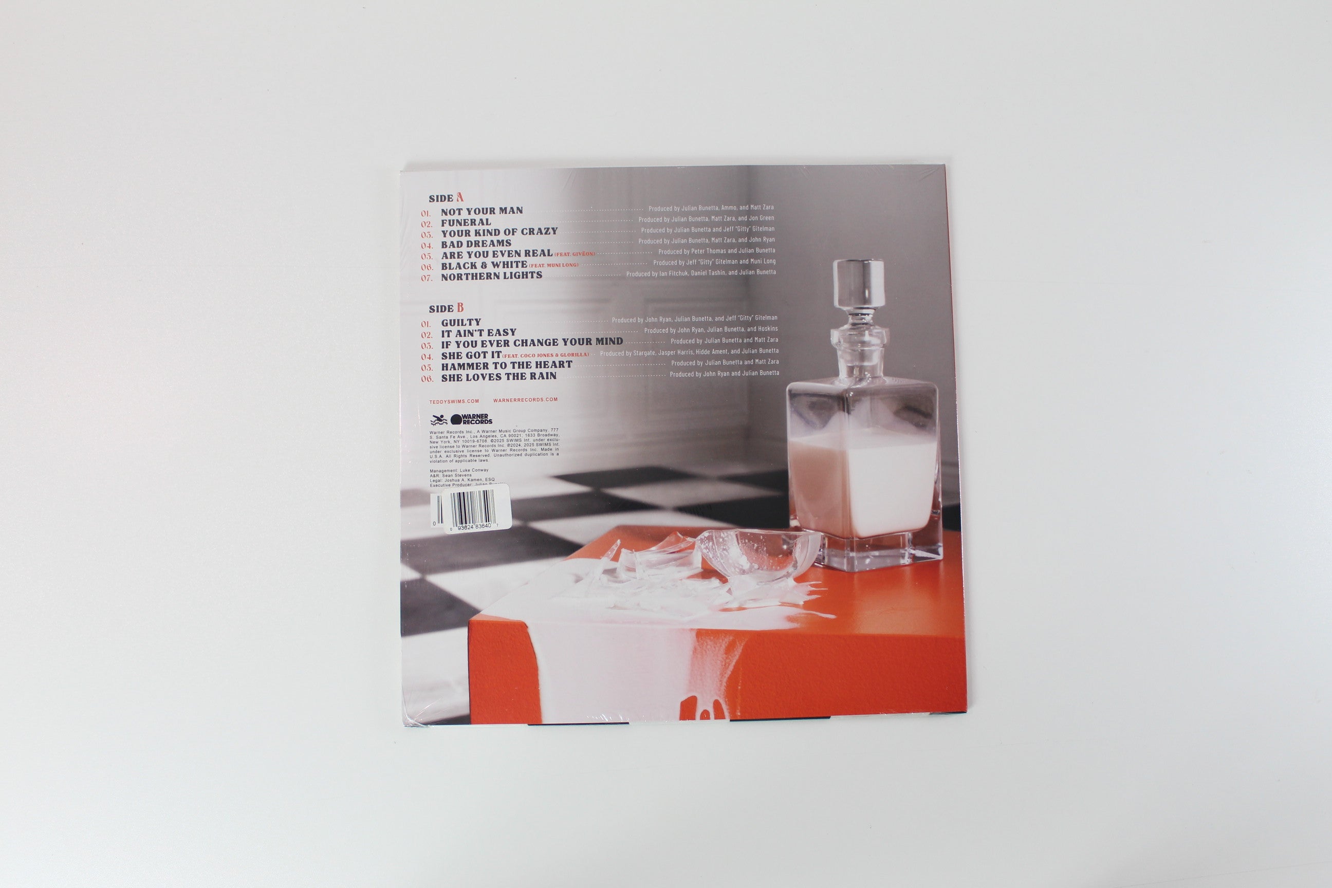 Teddy Swims - I've Tried Everything But Therapy (Part 2) on Warner Records - Sealed - Orange Crush Vinyl