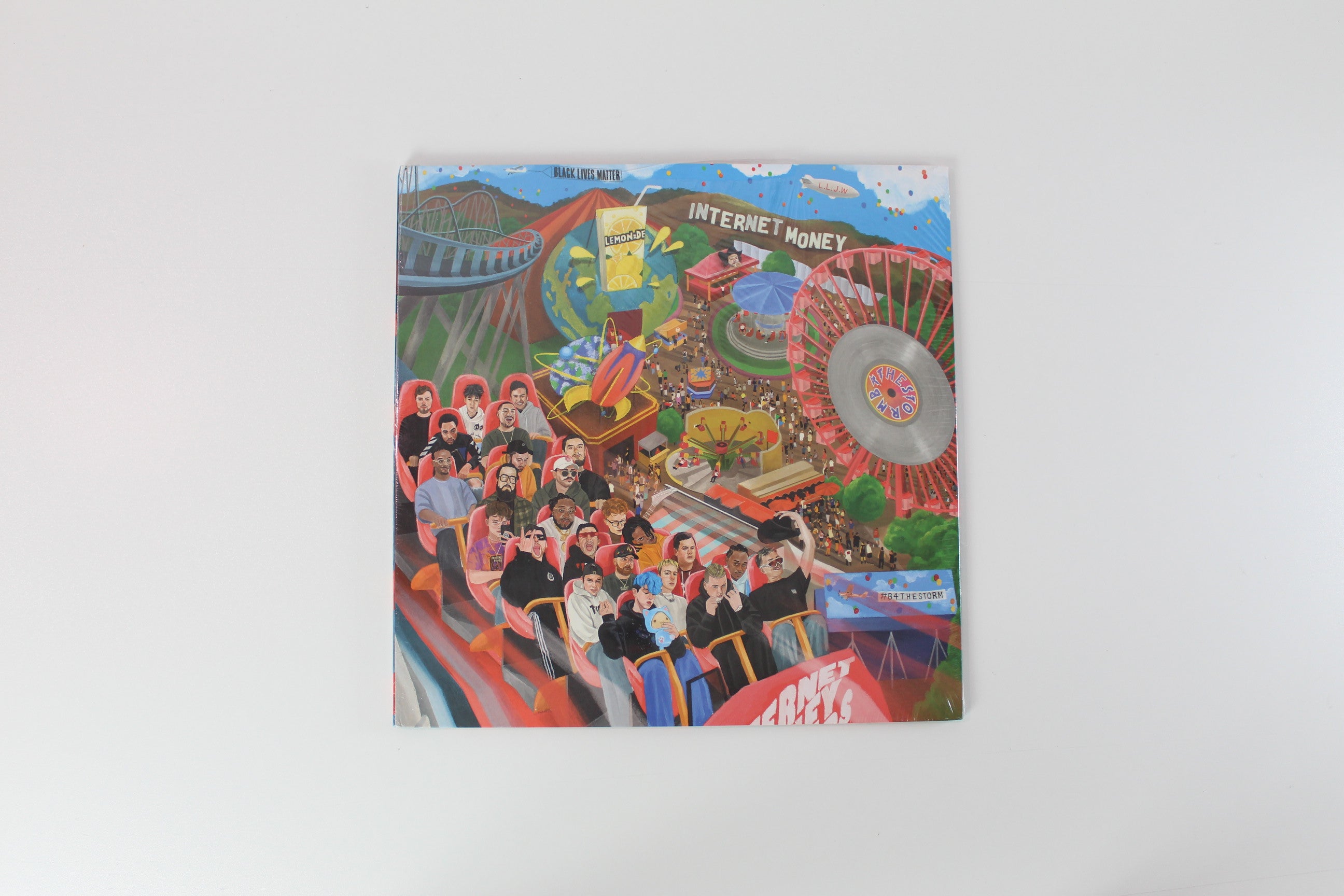 Internet Money - B4 The Storm on Internet Money Records / TenThousand Projects - Clear Crystal Vinyl - Sealed