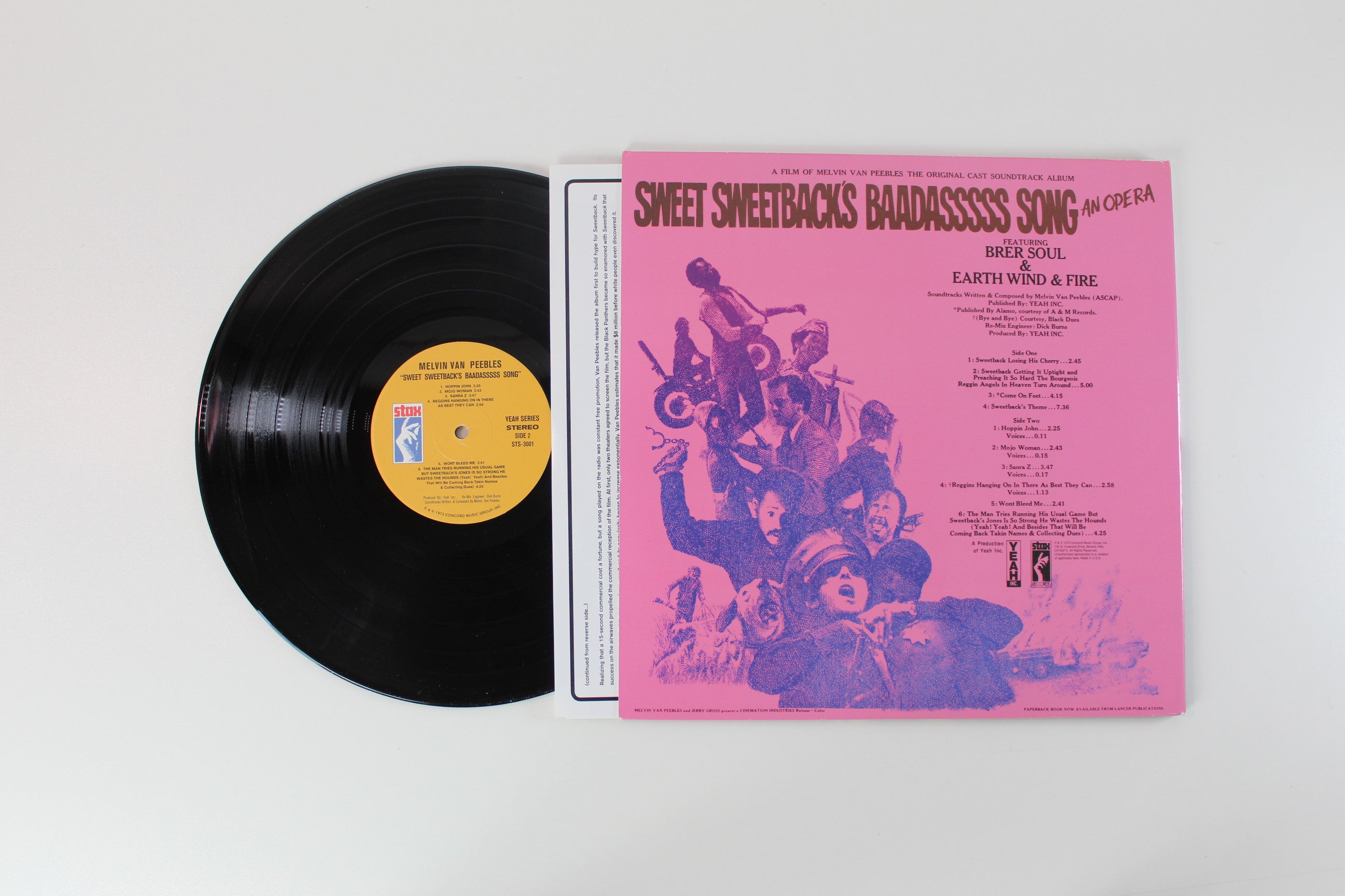 Melvin Van Peebles - Sweet Sweetback's Baadasssss Song (An Opera) on Stax - Reissue