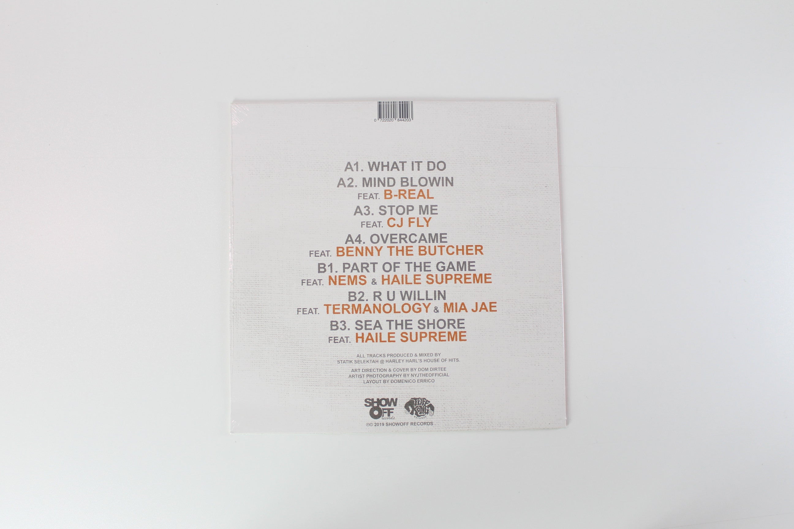 Statik Selektah, Paul Wall - Give Thanks on Tuff Kong Records - Sealed